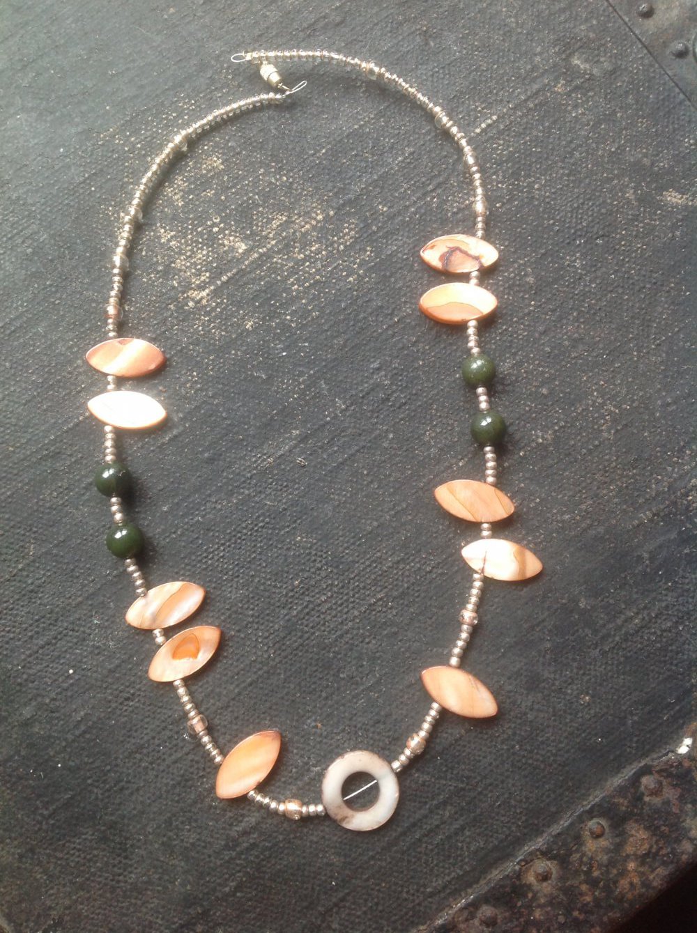 Perlmutt Kette DIY