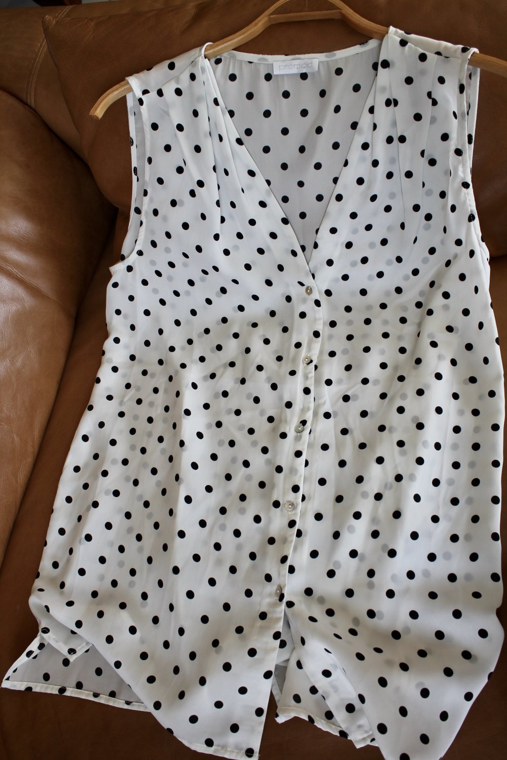 Promod Bluse Punkte Gr.38