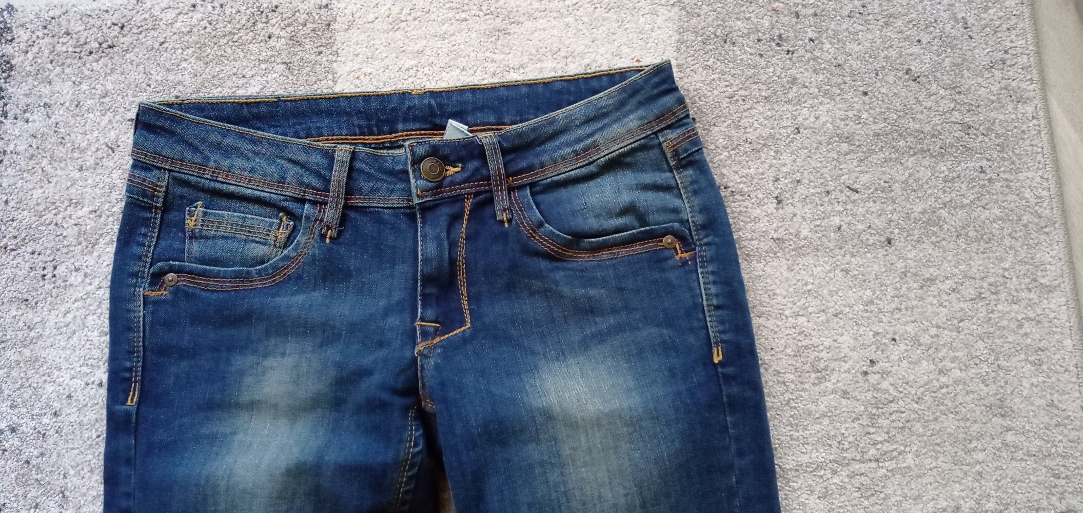 Jeans, Gr. 36, 7/8 Länge, von Mango