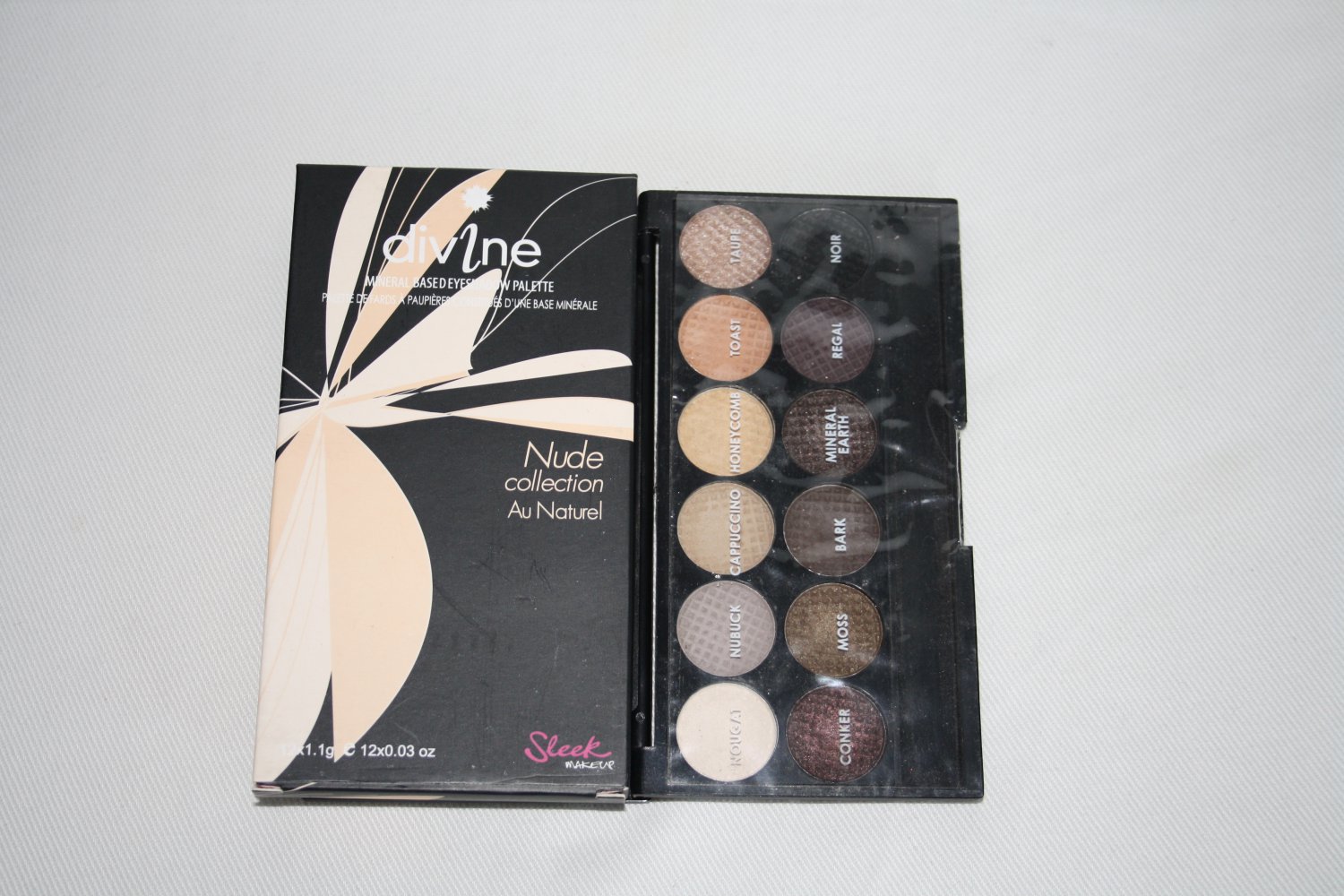 Sleek Lidschattenpalette Nude Collection Au Naturel 601 Palette