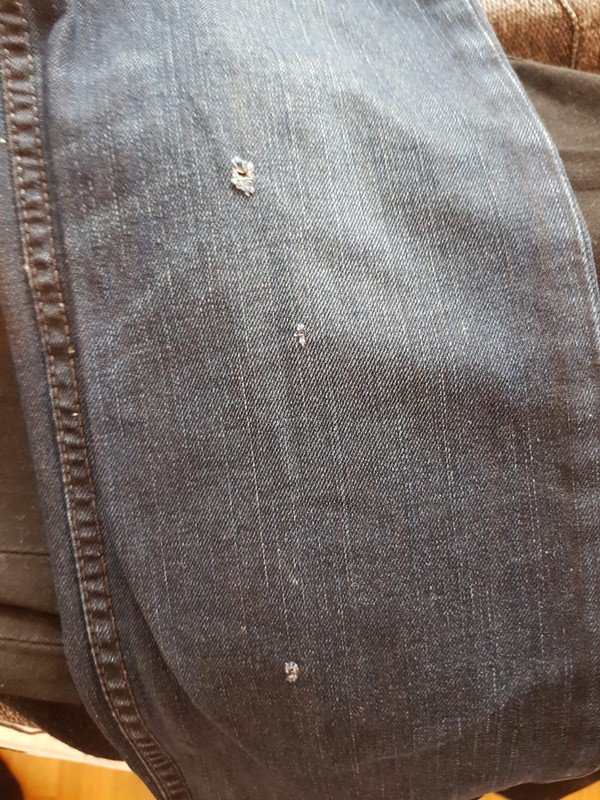  Jeans blau Levi Strauss & Co im Used Look  Schicke Jeans in blau von Levi's Im Used Look und ungetragen Weite 33 Länge 34