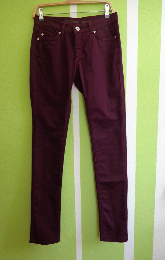 Oasis Jeans in burgund -NEU-