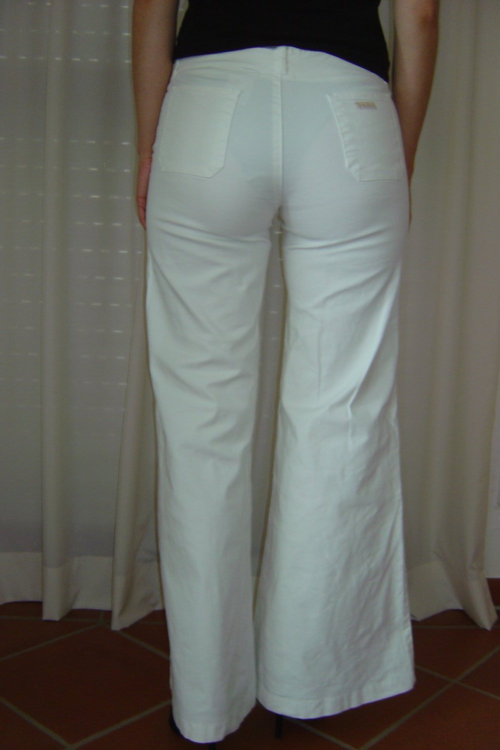 Weiße Sommerhose von Street One, Modell Alyssa superlong, stretch