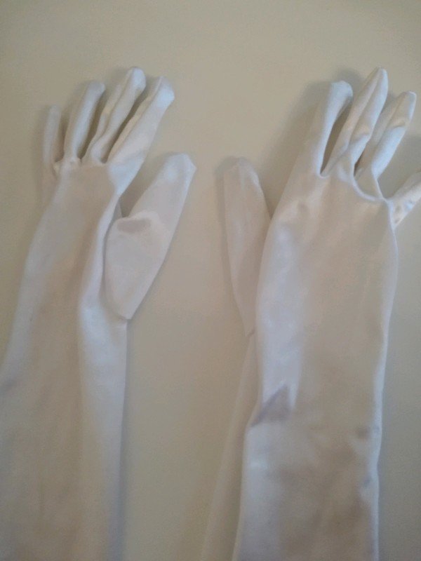 Handschuhe Brauthandschuhe Hochzeit Glanz 90er Jahre 90ties bridal gloves