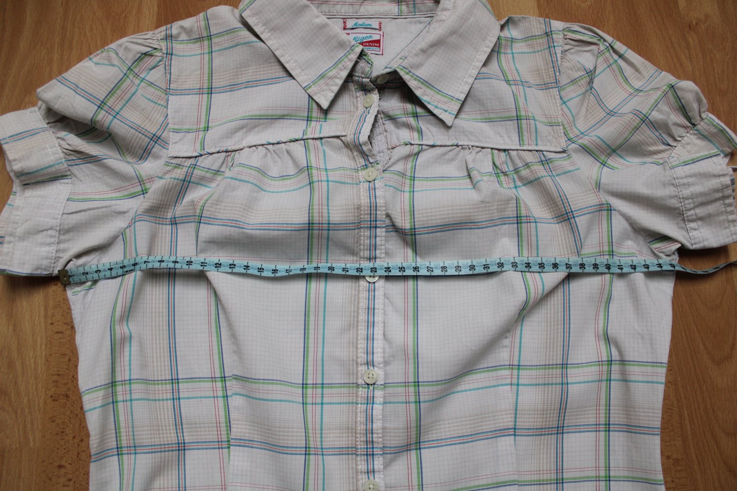 Tommy Hilfiger Bluse kariert grau Gr. 34 XS