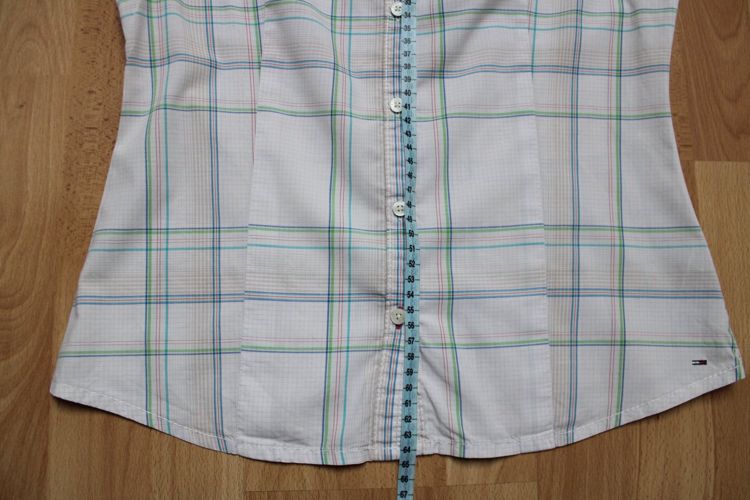 Tommy Hilfiger Bluse kariert grau Gr. 34 XS