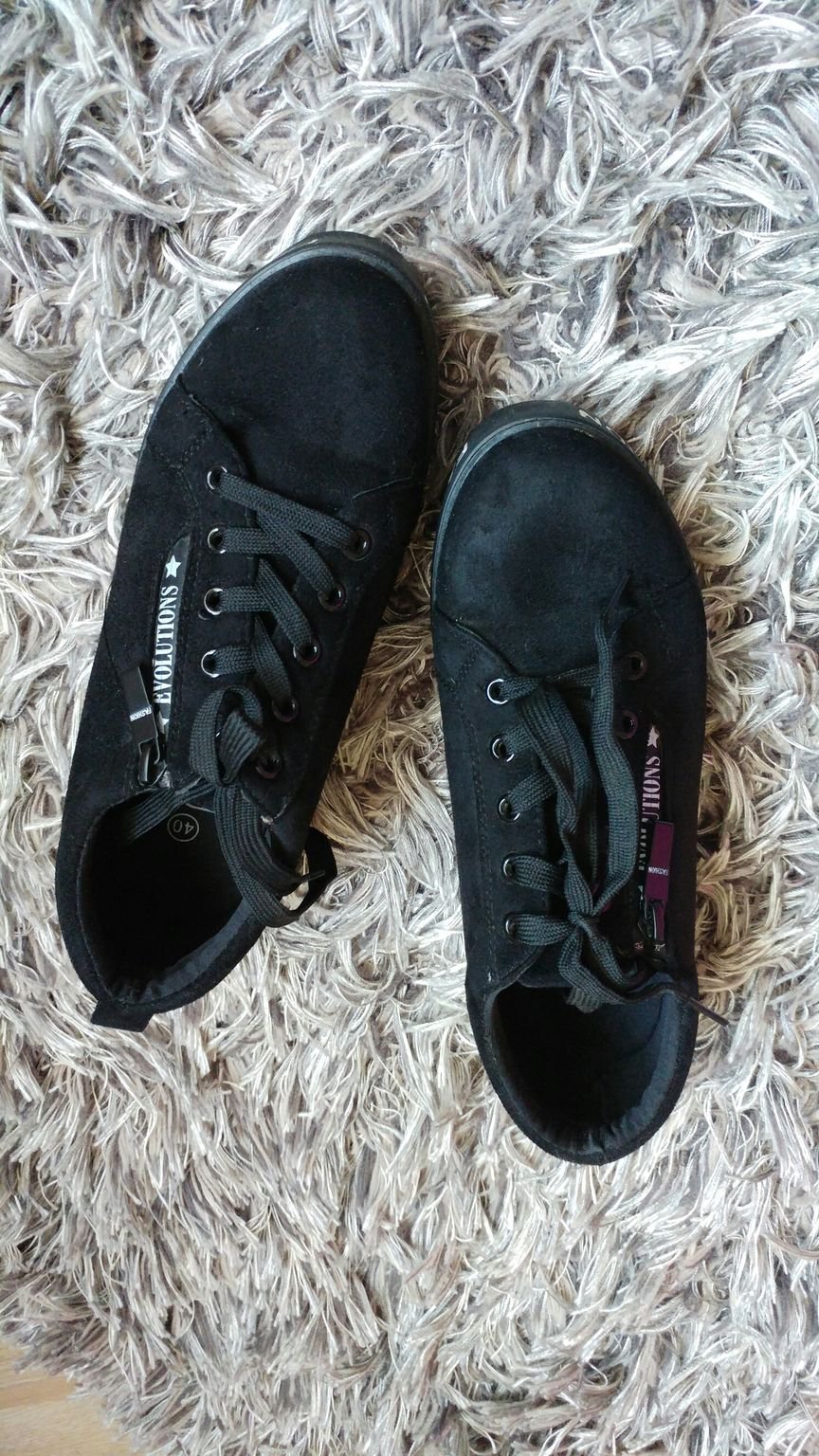 Schöne Sneakers in schwarz Fashion 39