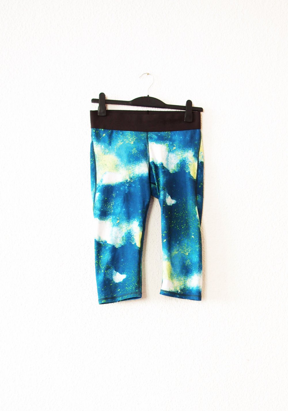 Coole ¾ Running Tights Gr. M 38 40 Galaxy Sportleggings Muster bunt