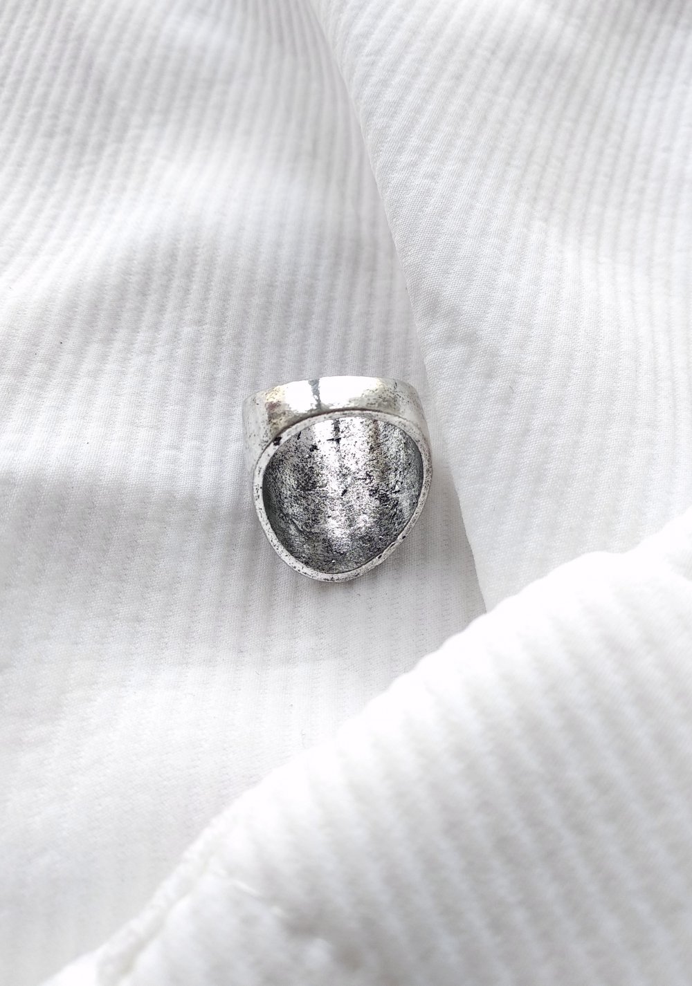 Verzierter silberner Ring Tribal Gravur GOA Gypsy Hippie Festival Nasty Gal witchy