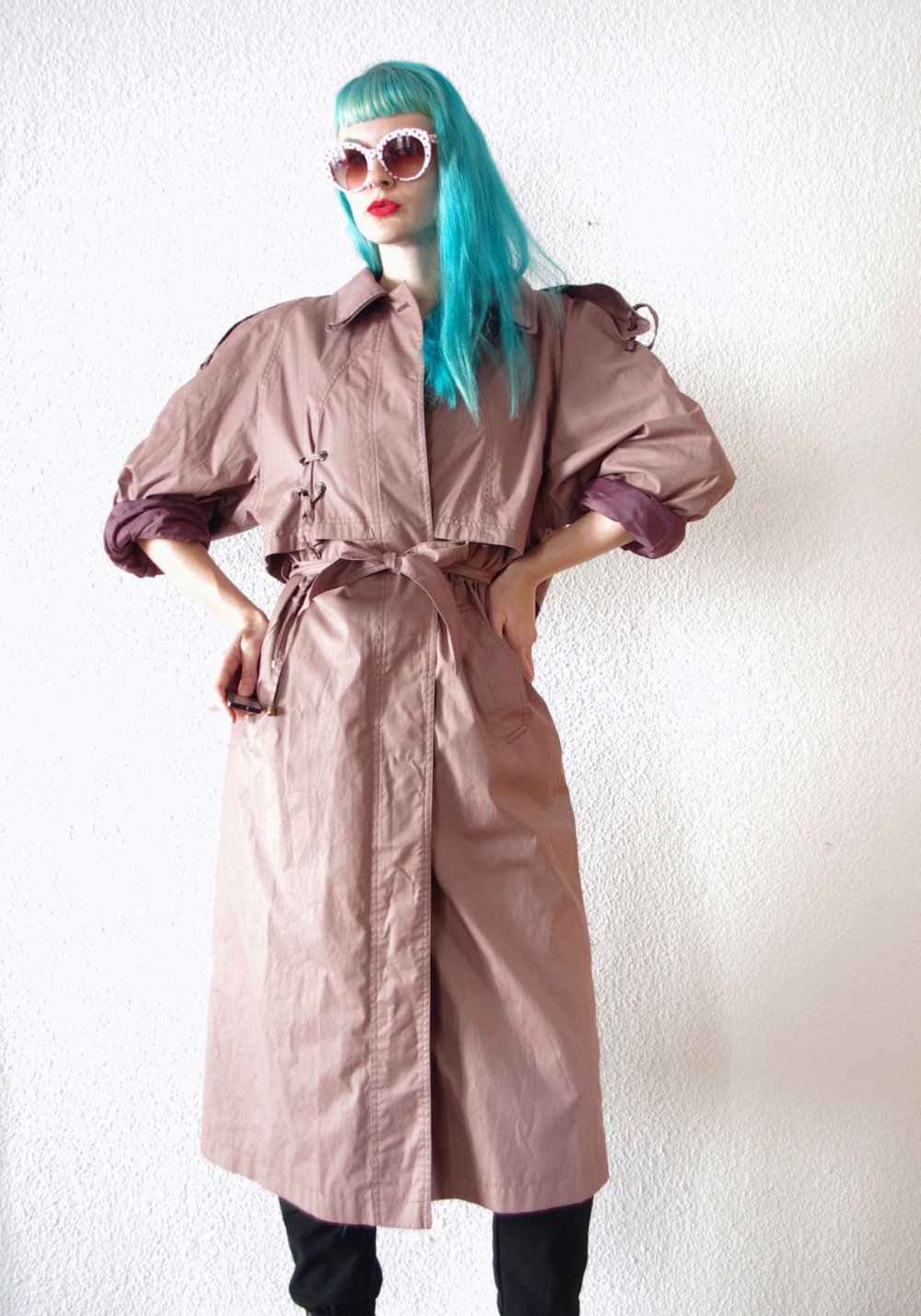 Eleganter langer vintage Mantel Gr. M Pirat Festival Gothic retro Duster