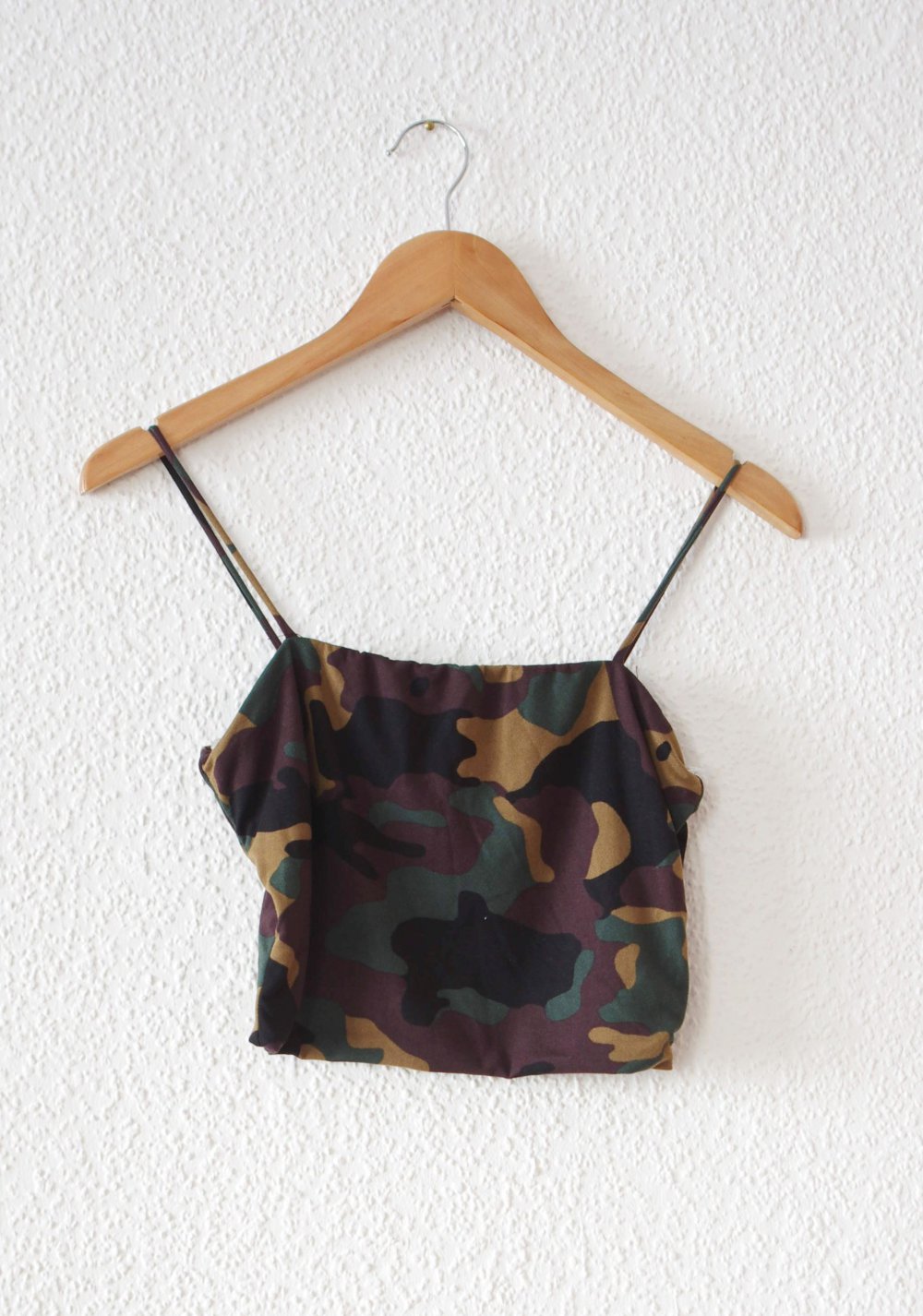 Camouflage Cami Crop Top Gr. M 38 Military Cargo Techno Rave Festival Dollskill Berghain