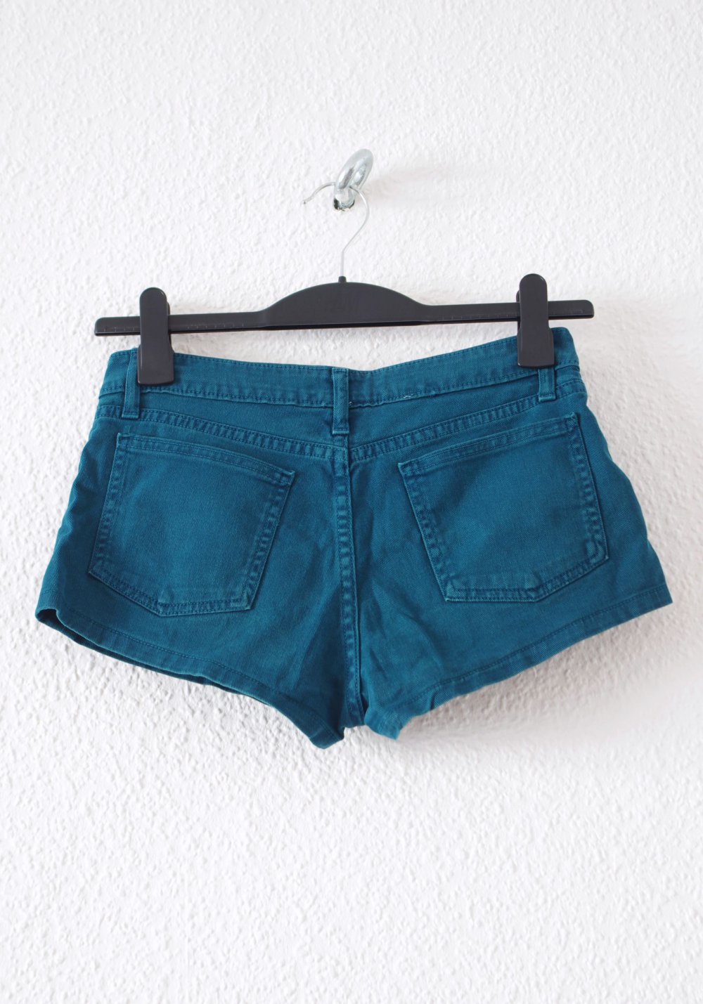 Petrolfarbene American Apparel Shorts Gr. 36 38 Technoelfe Festival y2k 90er Hot Pants