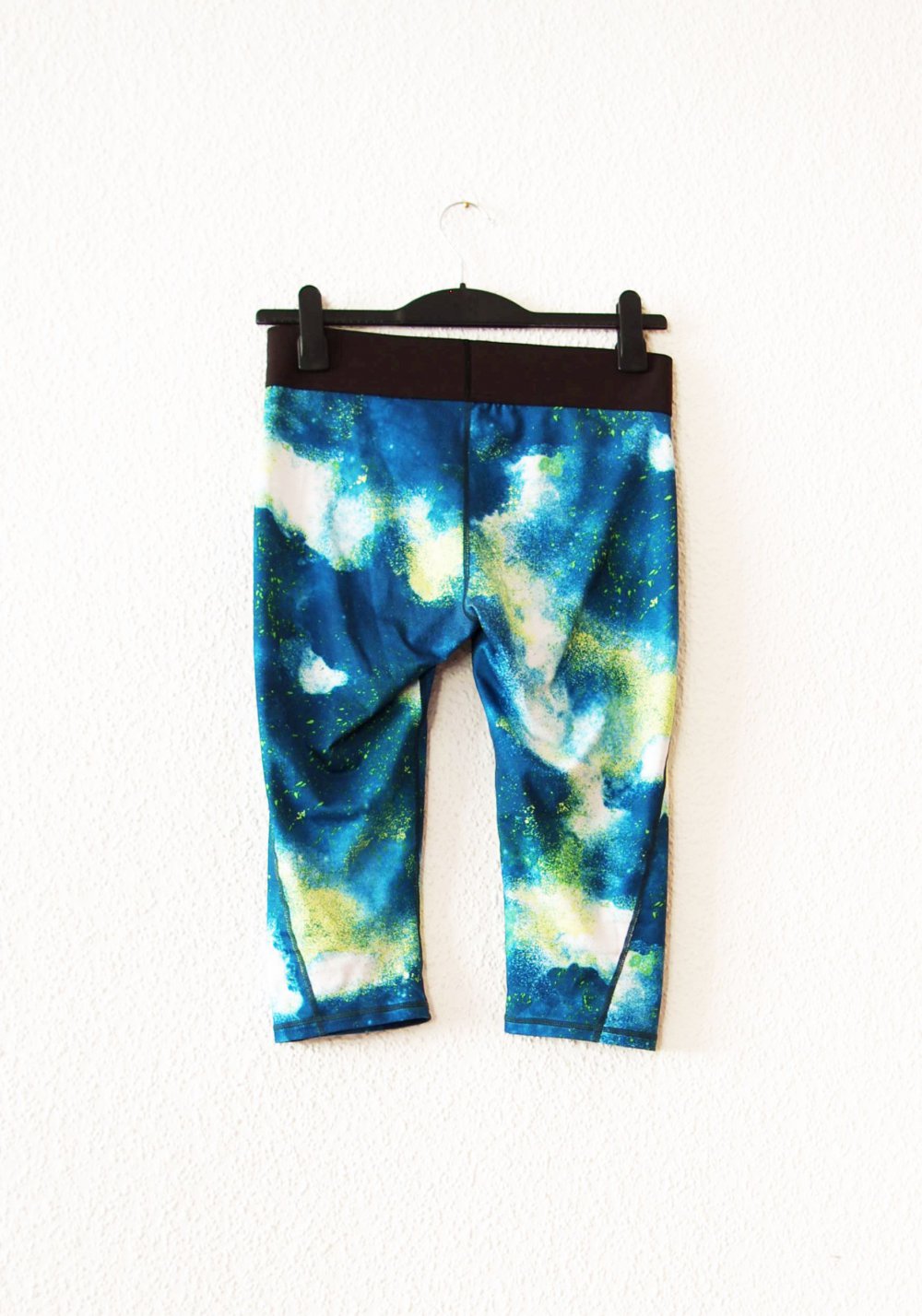 Coole ¾ Running Tights Gr. M 38 40 Galaxy Sportleggings Muster bunt