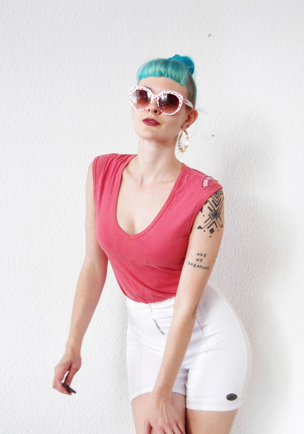 Auffälliges Diesel Cutout Top Gr. S M 38 Industrial Rave used Look Techno Festival Logo Shirt