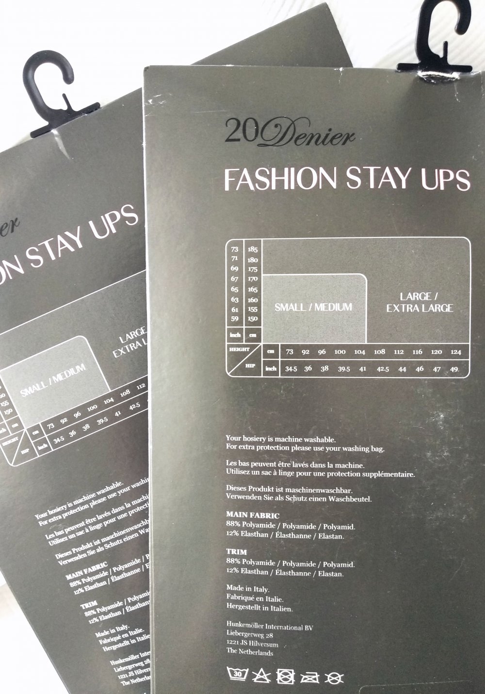 2er Set halterlose Pinup Strümpfe Gr. L XL M Stay-Ups Punkte Streifen halterlos retro Datenight sexy