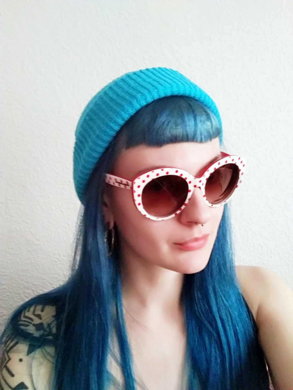 Kuscheliges neff Beanie türkis unisex Strickmütze Winter Skater Streetwear