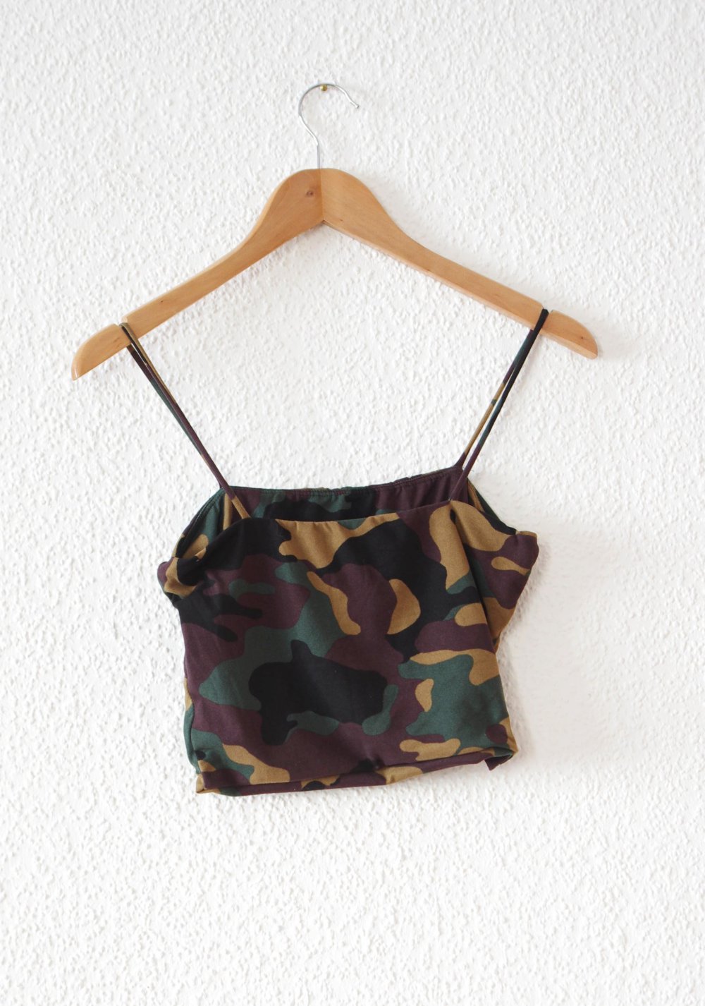 Camouflage Cami Crop Top Gr. M 38 Military Cargo Techno Rave Festival Dollskill Berghain