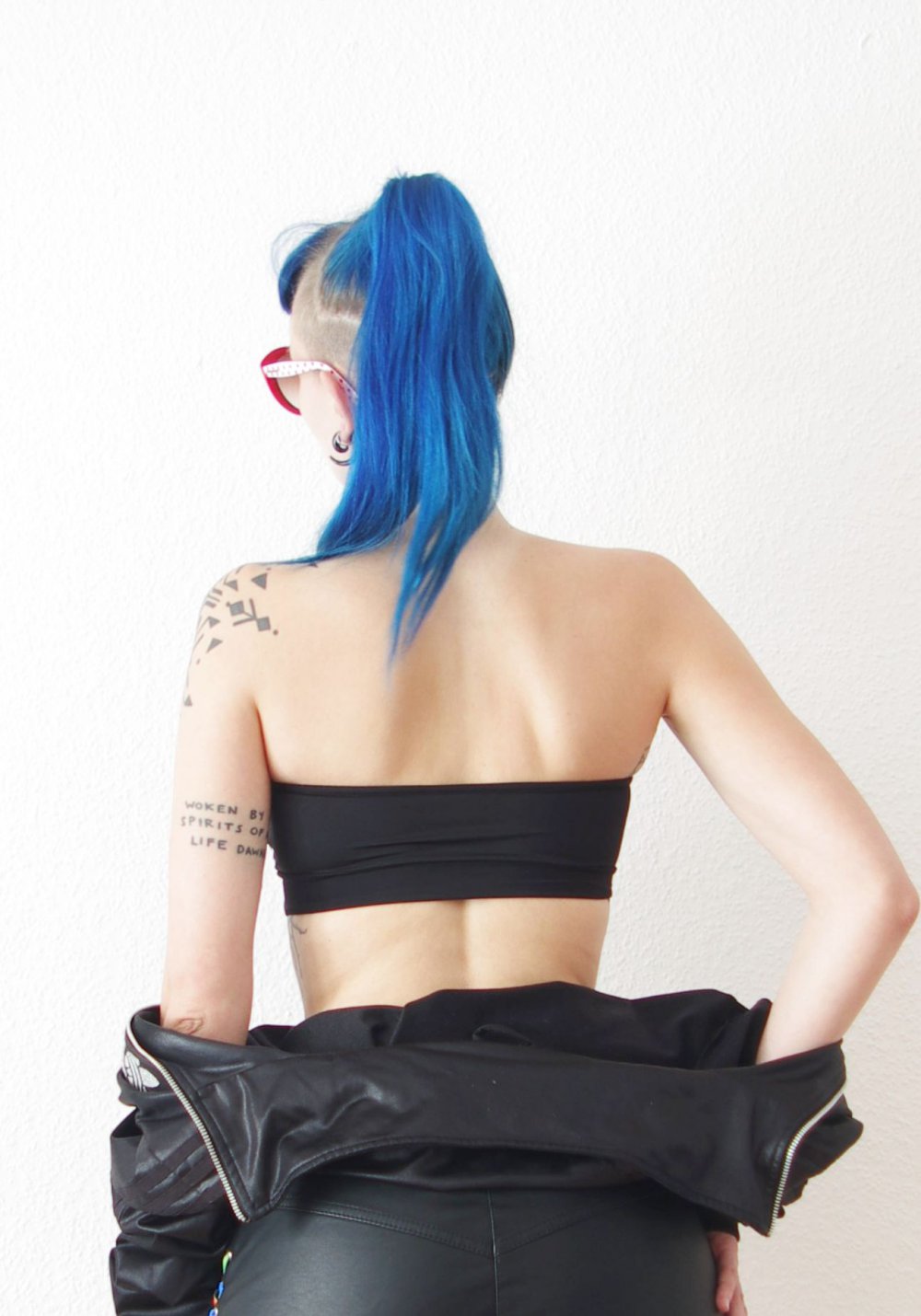 Shiny Bandeau Crop Top Gr. M S 38 40 Boobtop Bralet Rave Festival bratz Technobarbie