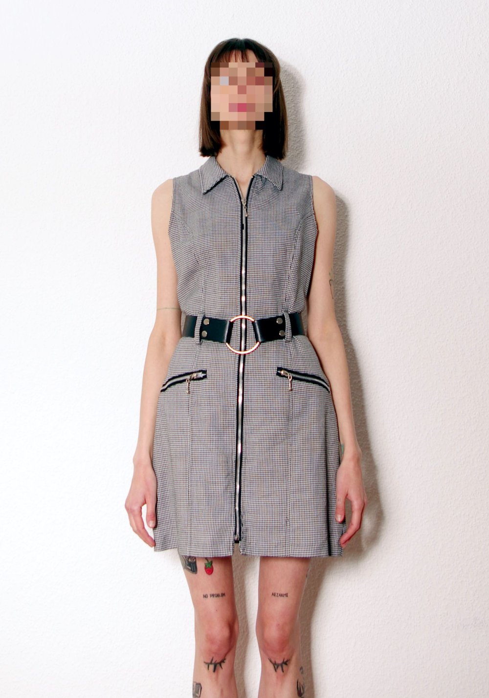 Kurzes vintage Etuikleid Gr. 36 38 S Gemini USA Rockabella Moneypenny Pinup