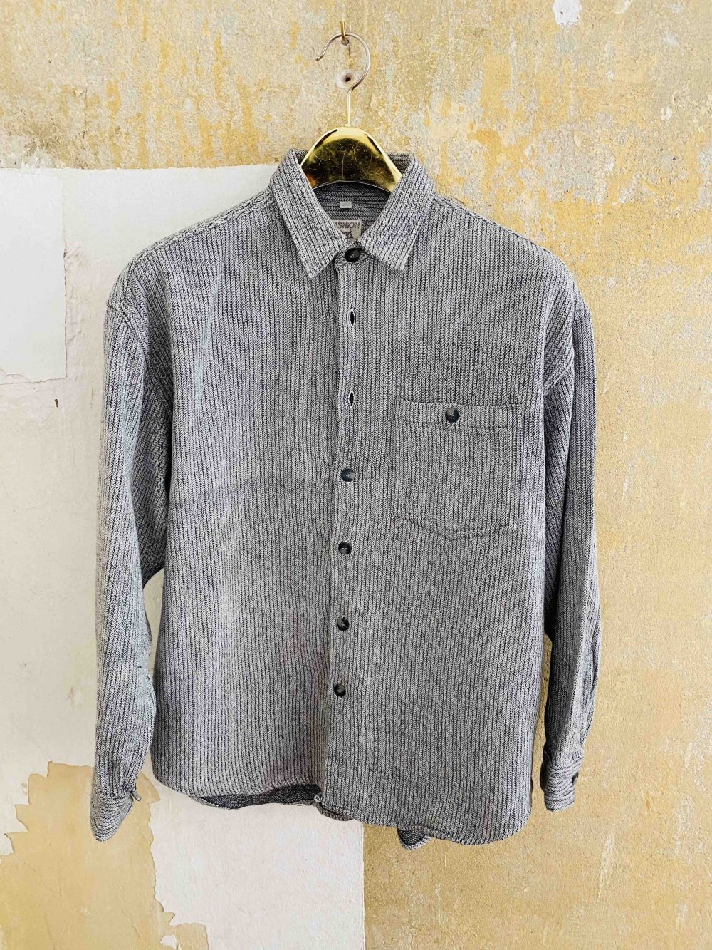 90's Shirt aus gewebter Baumwolle