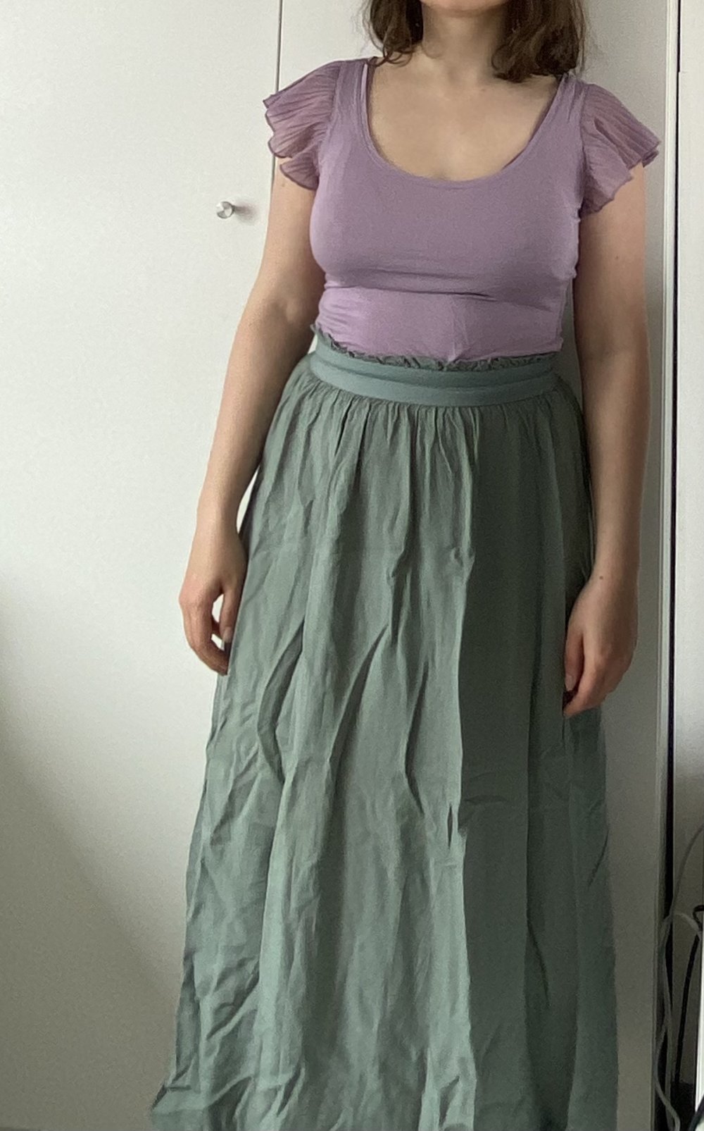 Fliederfarbenes Oberteil 