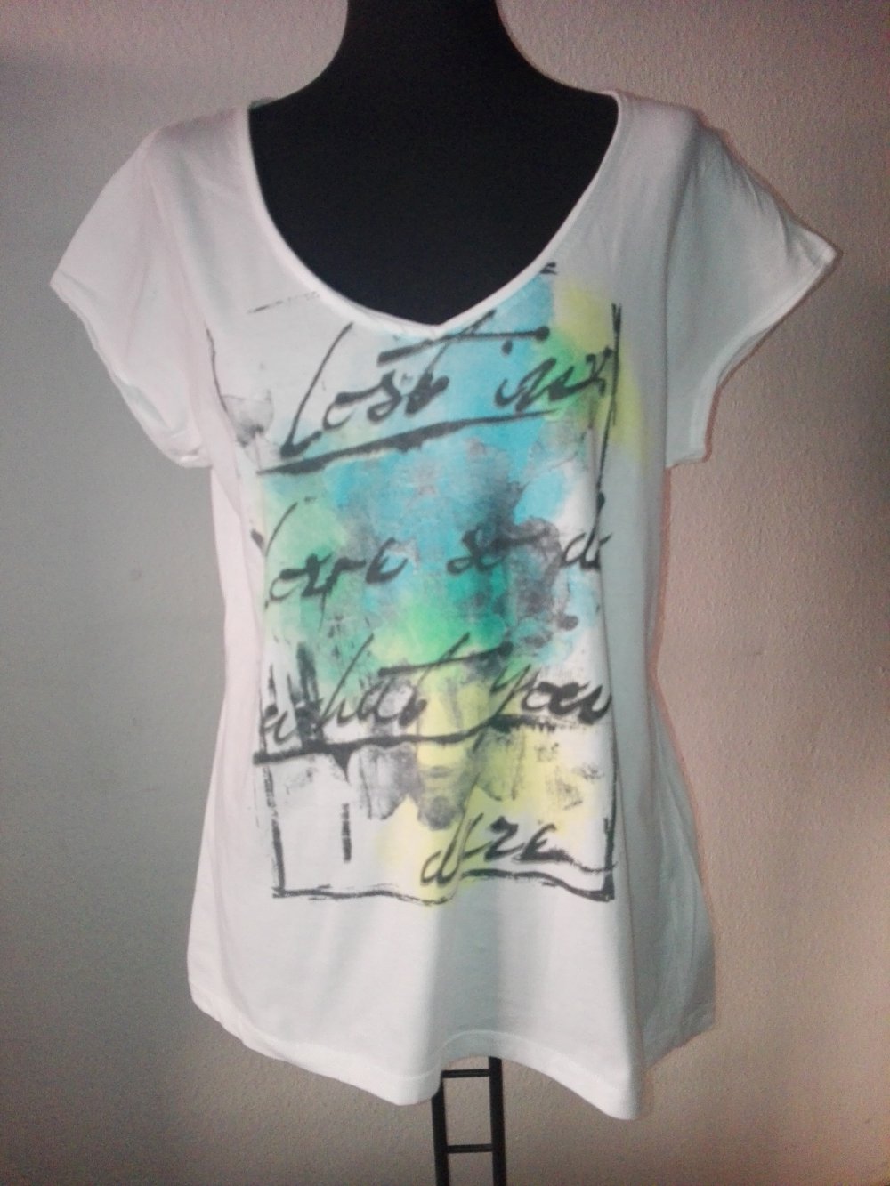 Damen Shirt Top Größe L 44 46