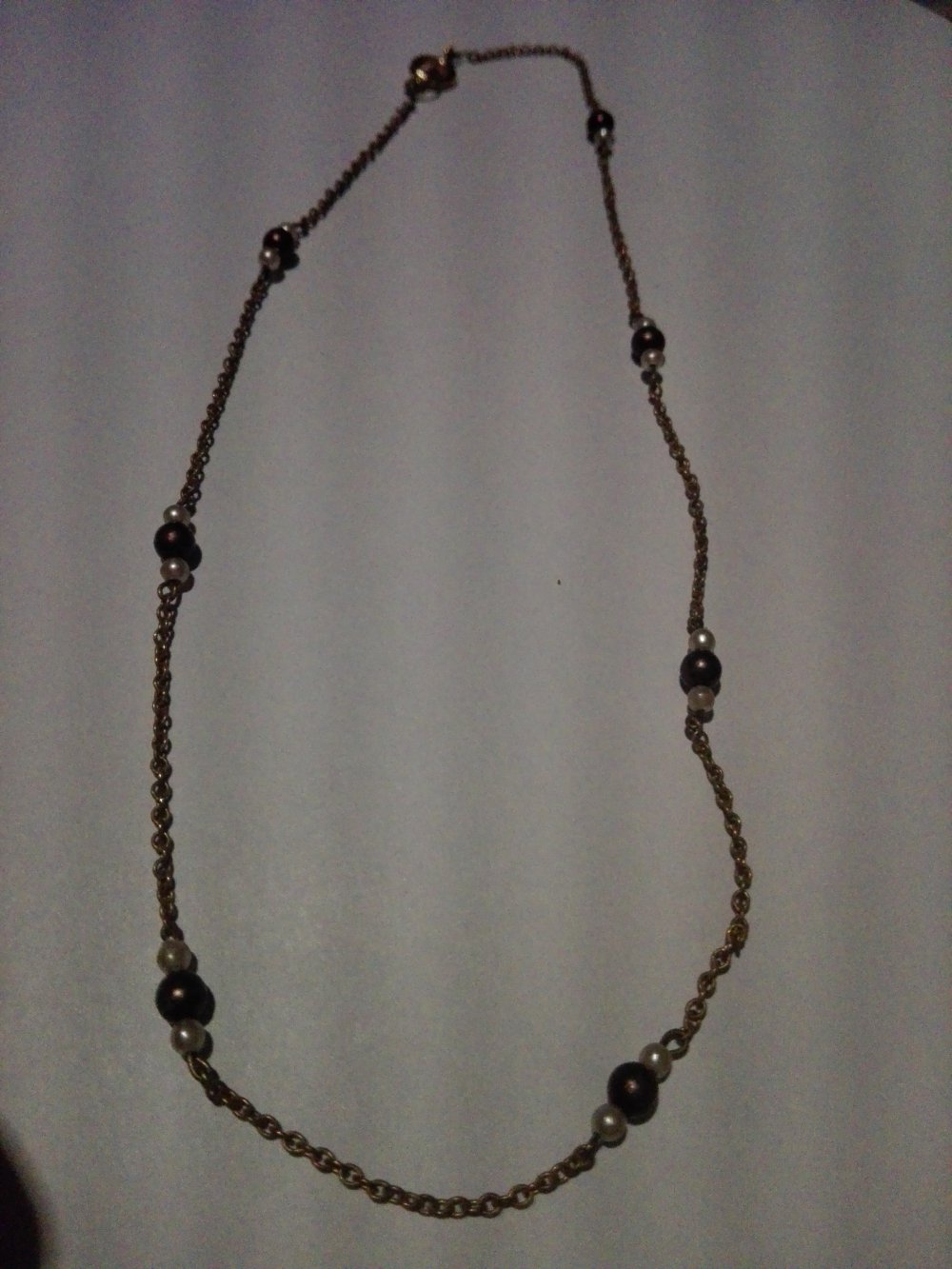 Vintage Halskette kurze dünne Halskette, 