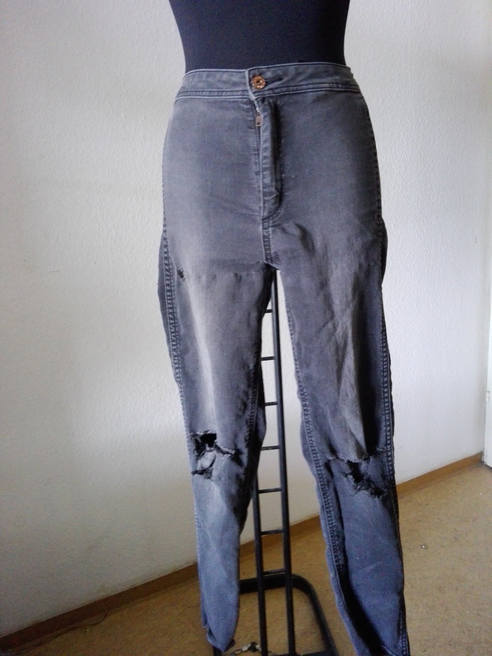 Skinny High Waist Ankle Jeans Hose 