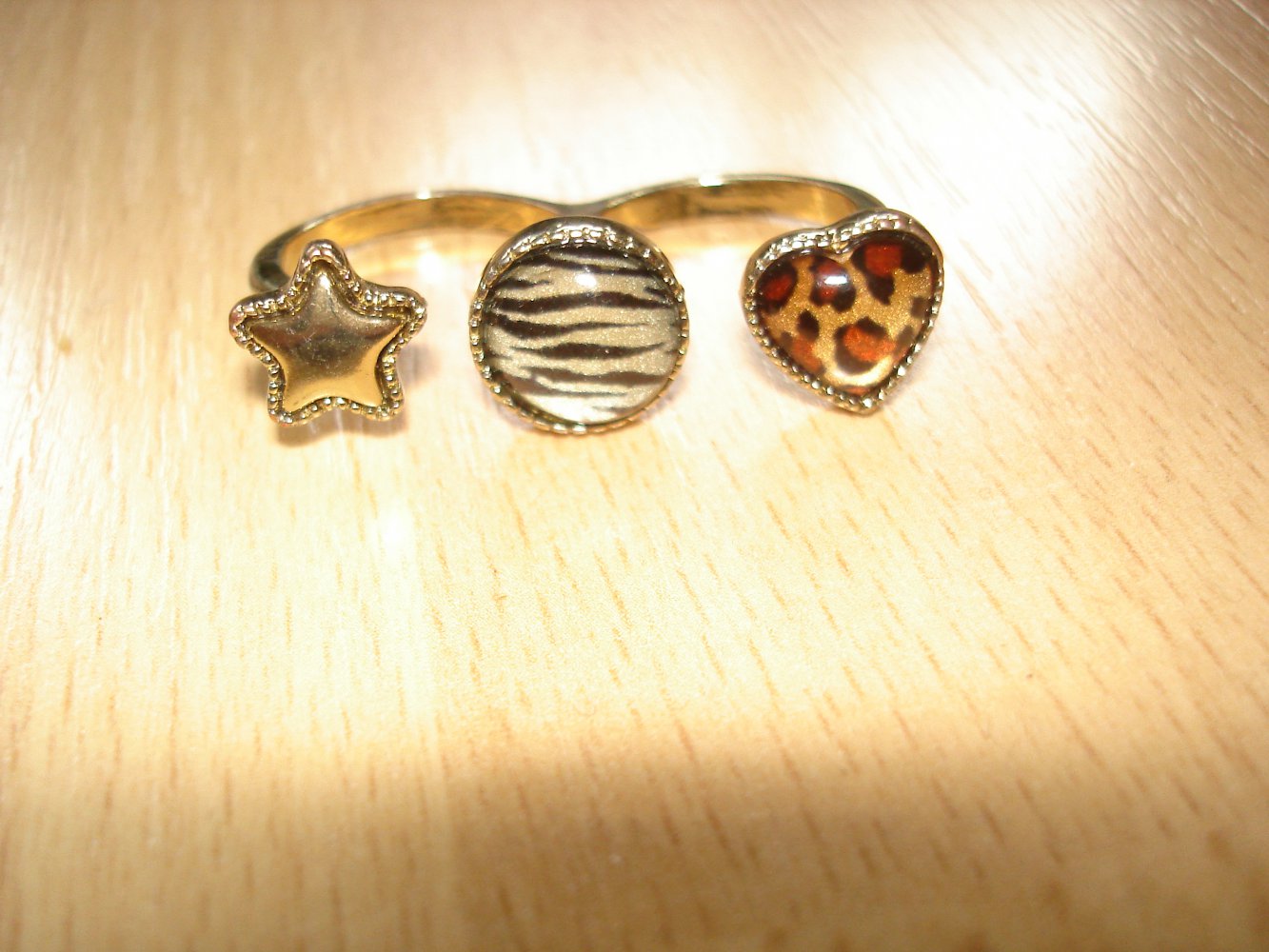 Ring, Dreierring, Drei Fingerring, Rockabilly, Rock'N'Roll, Punk