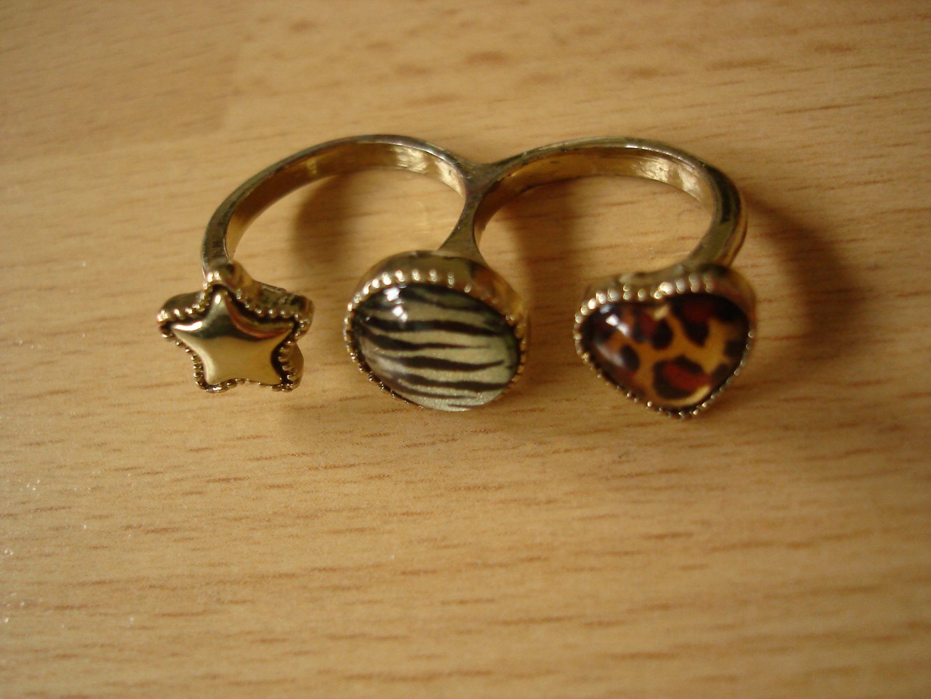 Ring, Dreierring, Drei Fingerring, Rockabilly, Rock'N'Roll, Punk