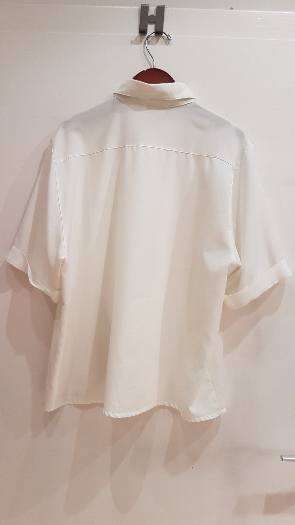 Fashion Bluse, creme gelb, Gr. 44, Stickerei