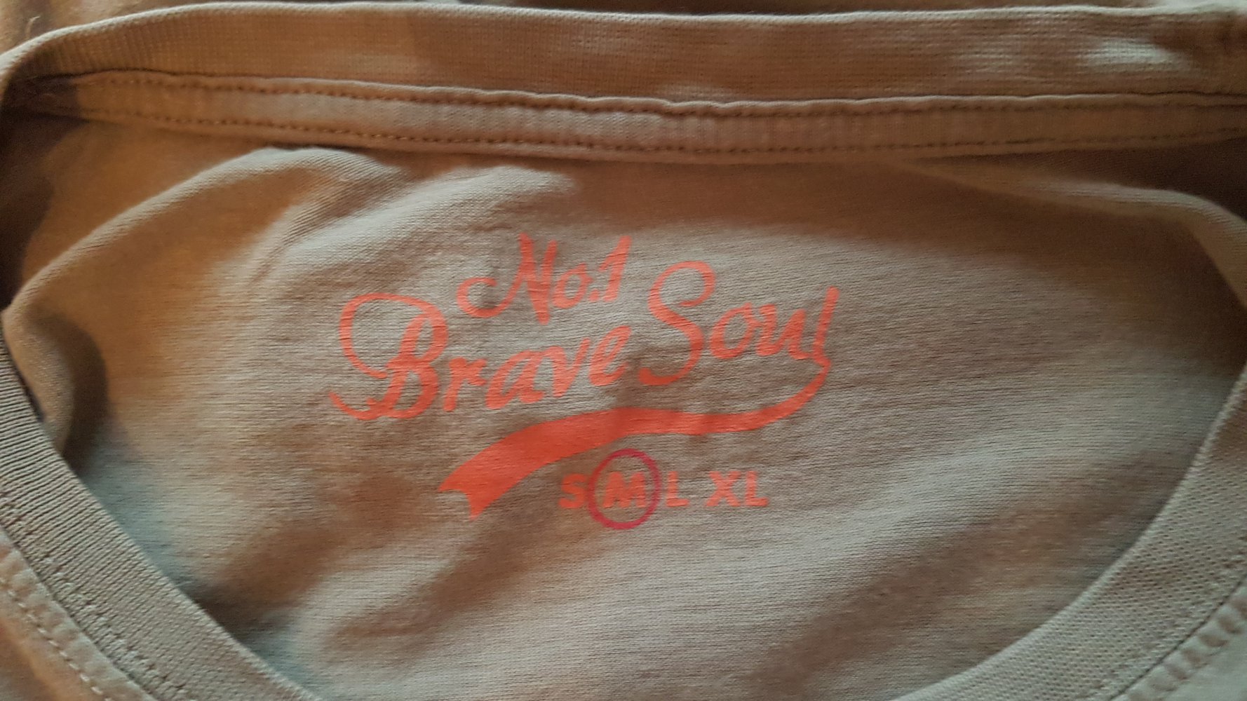 Brave Soul T-Shirt, olive, Gr. M