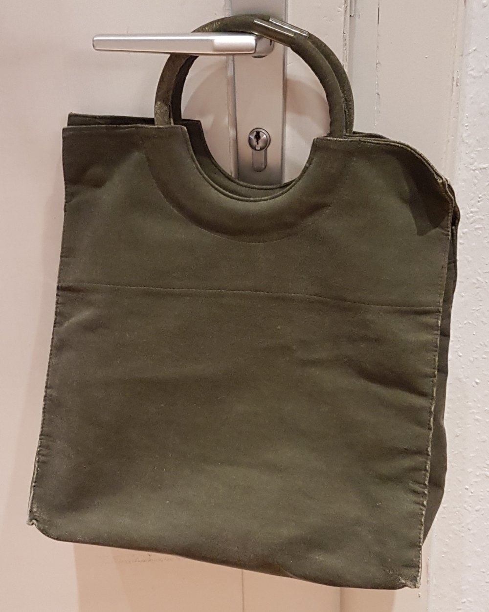 Handtasche grün velour? vintage