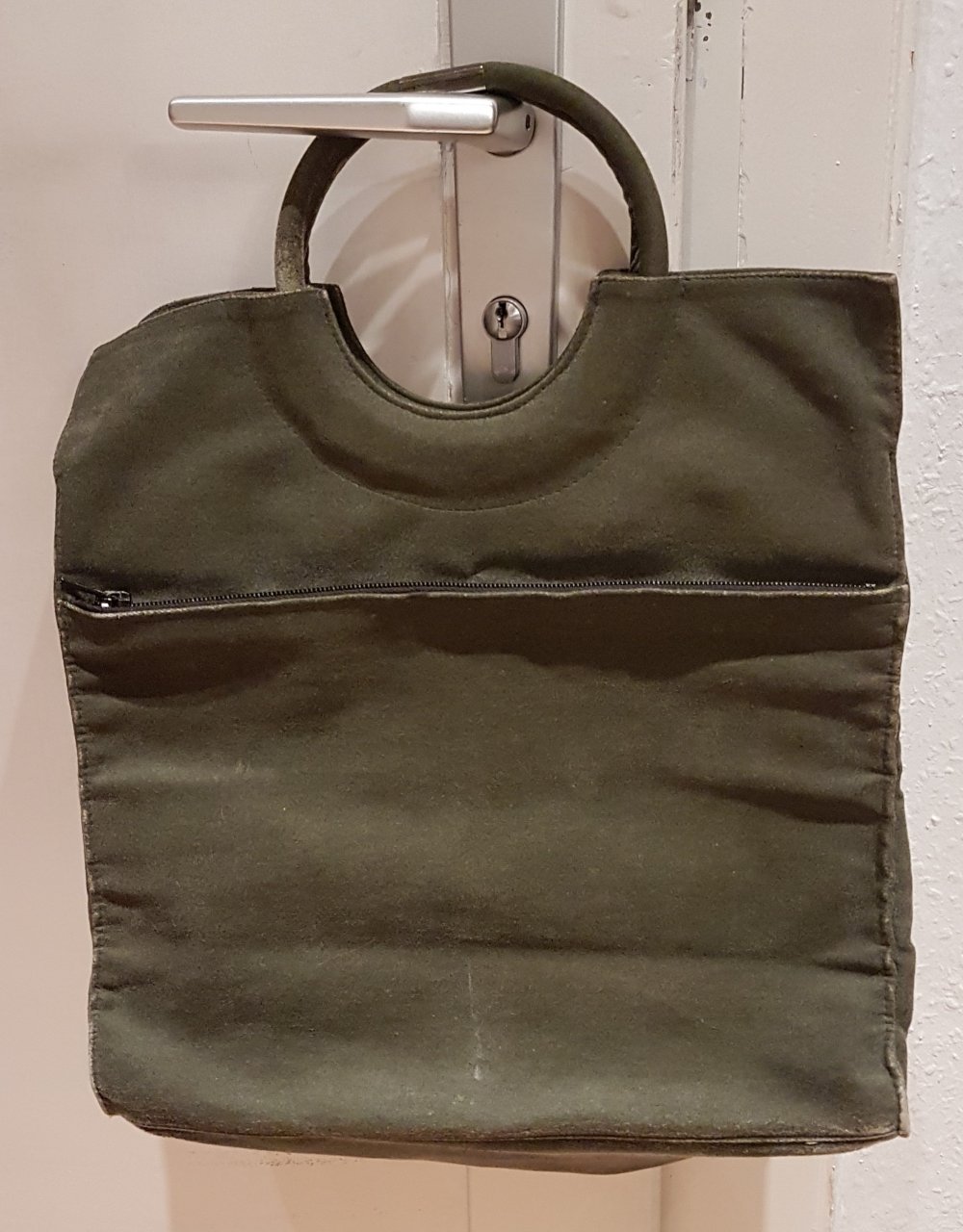 Handtasche grün velour? vintage