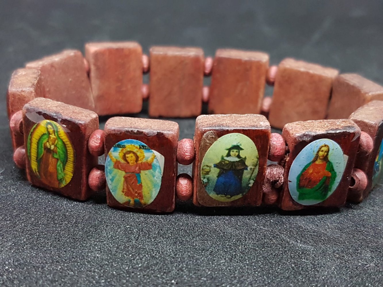 Armband Holz Heilige