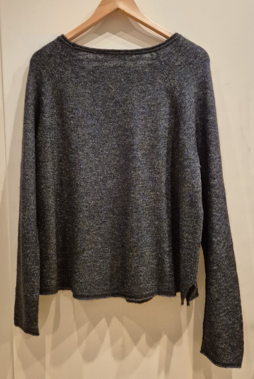 Esprit EDC Pullover Strick blau meliert Gr L