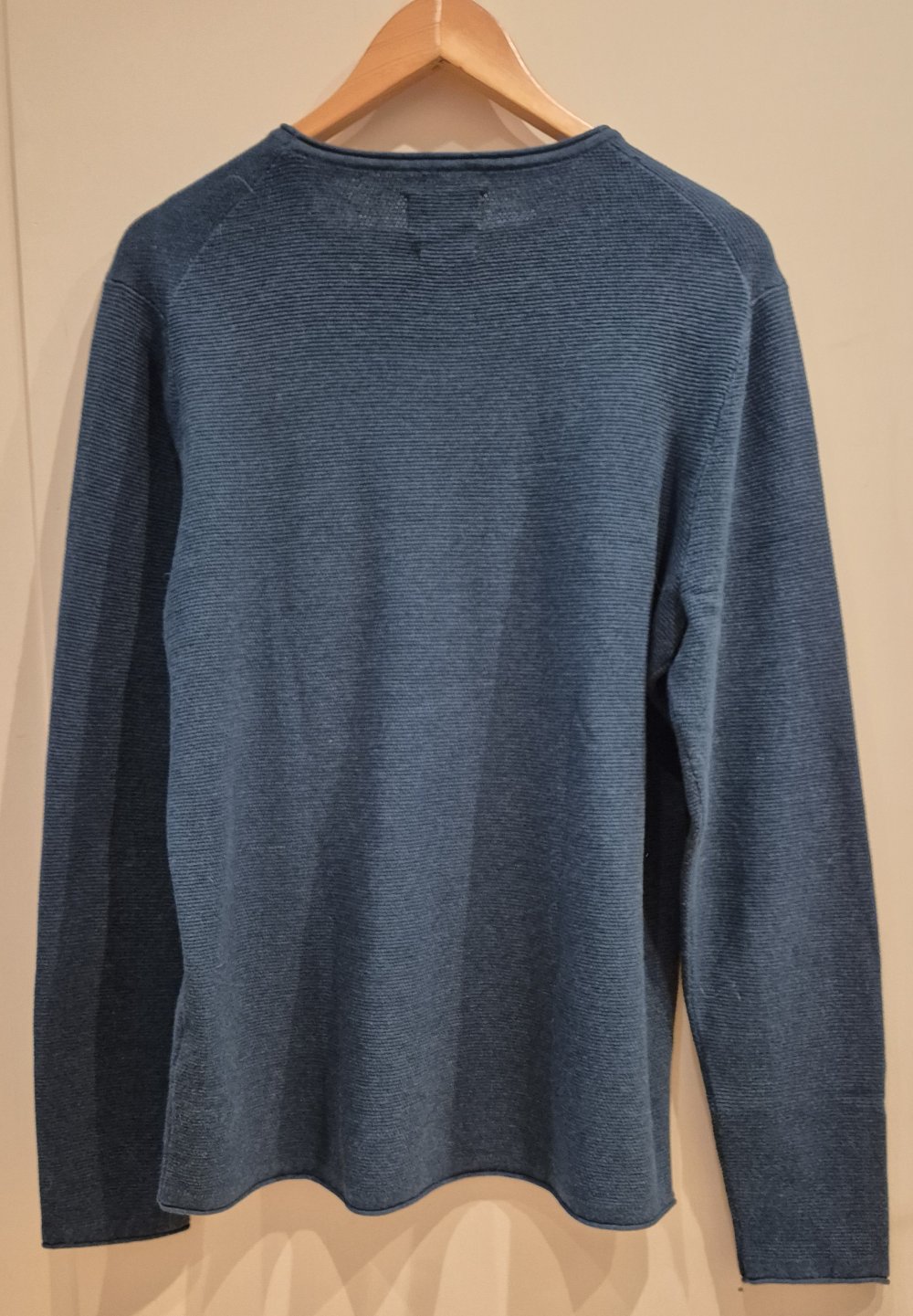 McNeal Pullover Baumwolle Strick petrol blau Gr L