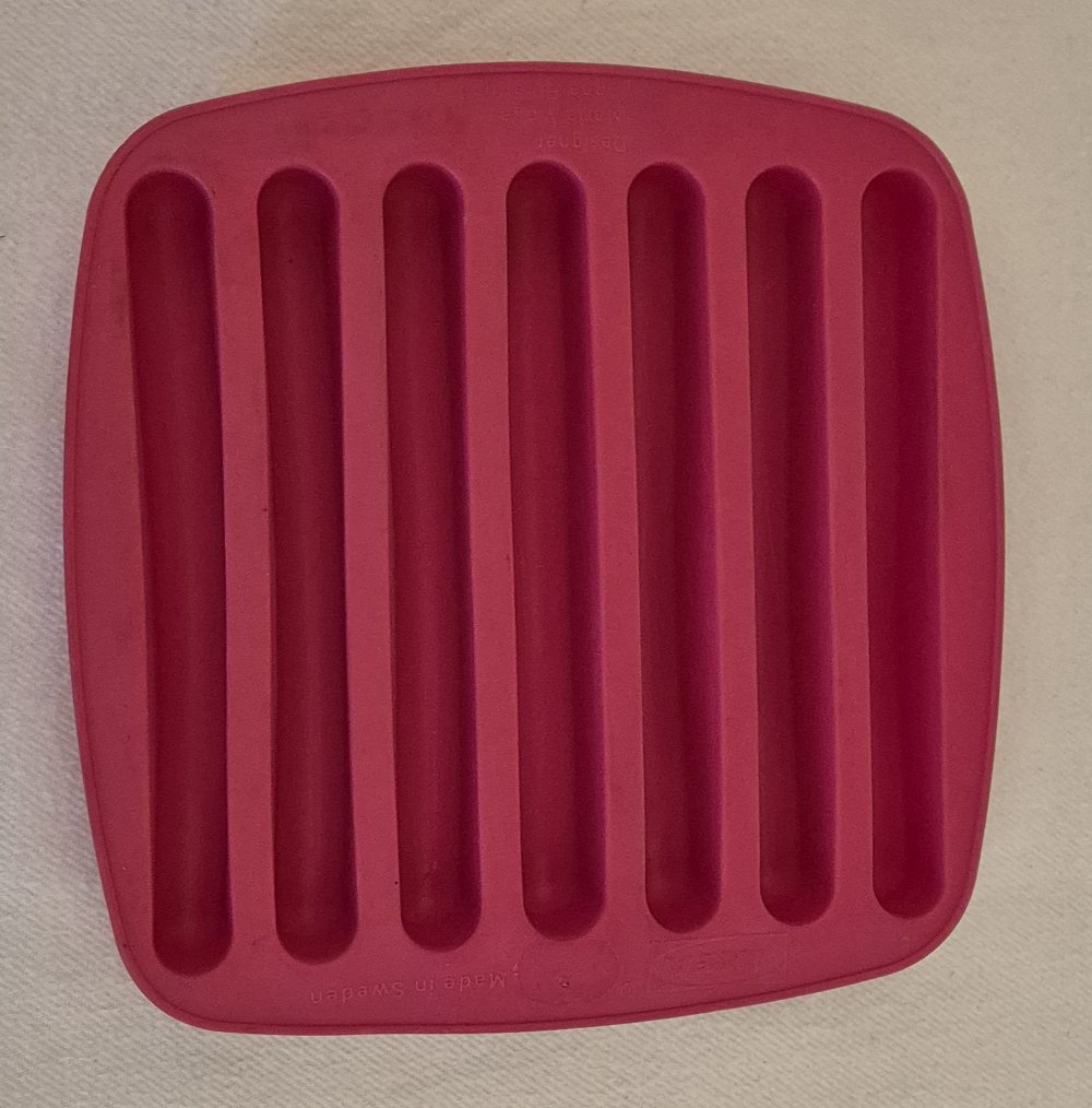 IKEA Silikon Eiswürfelbehälter „Stangen“ pink