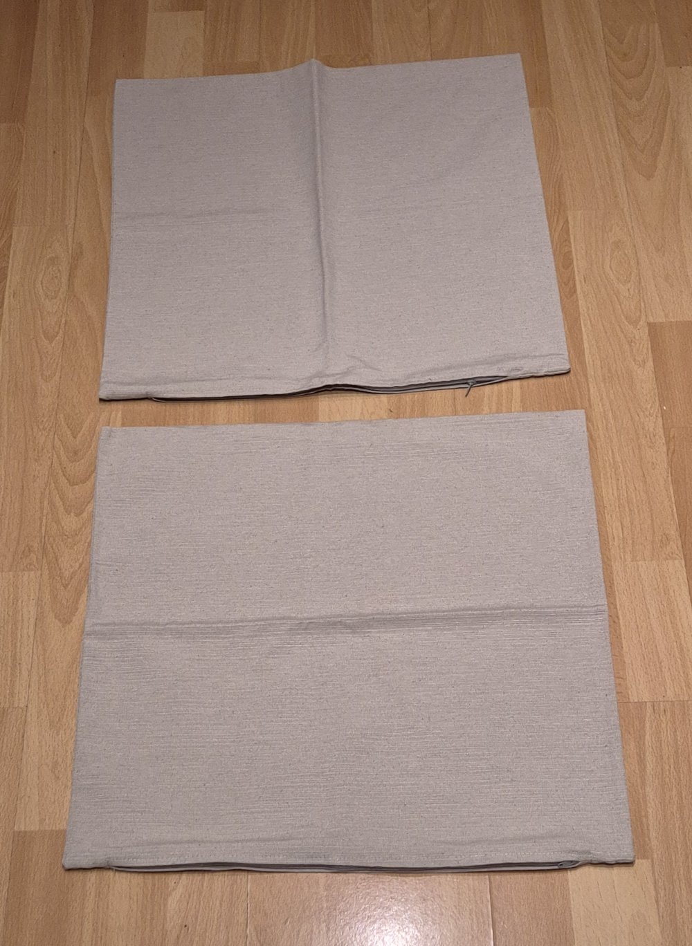Kissenbezüge 46 cm x 46 cm beige