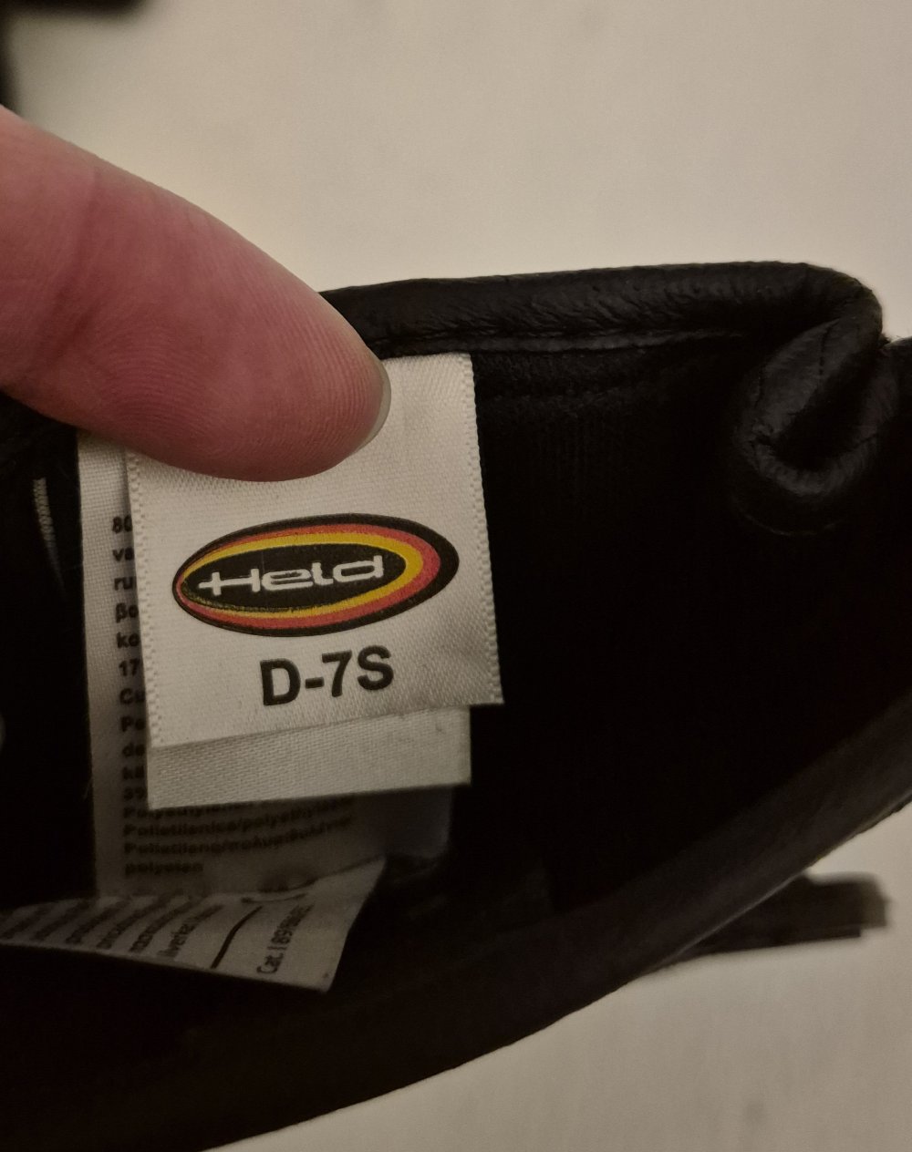 Held Motorradhandschuh Damen 2453 Leder schwarz Gr 7