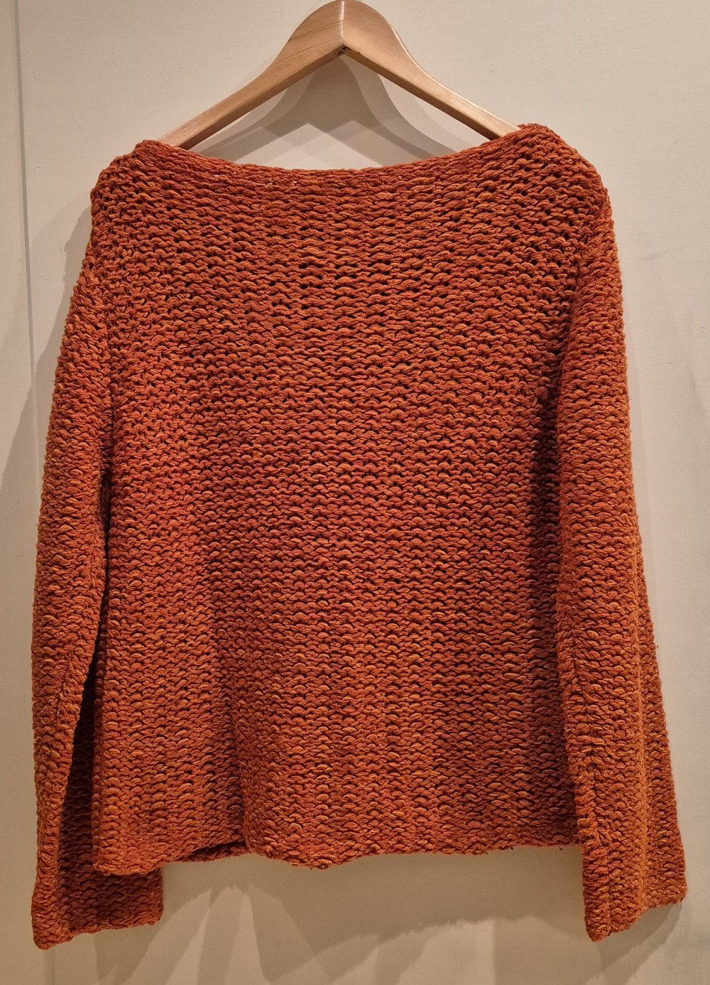 1.2.3. un deux trois paris Pullover Strick orange Gr 42 / 44