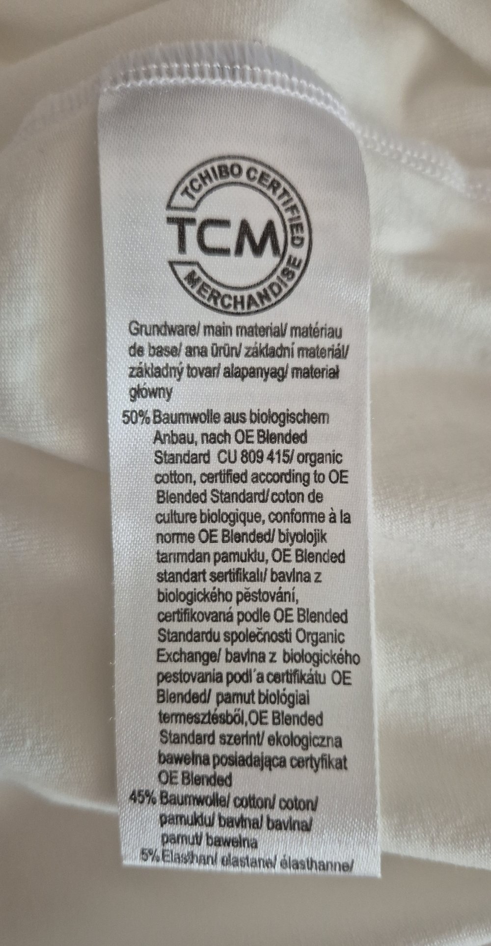 Tchibo Shirt, Tunika, Schlupfbluse weiß beige Gr 40/42 mit Spitze