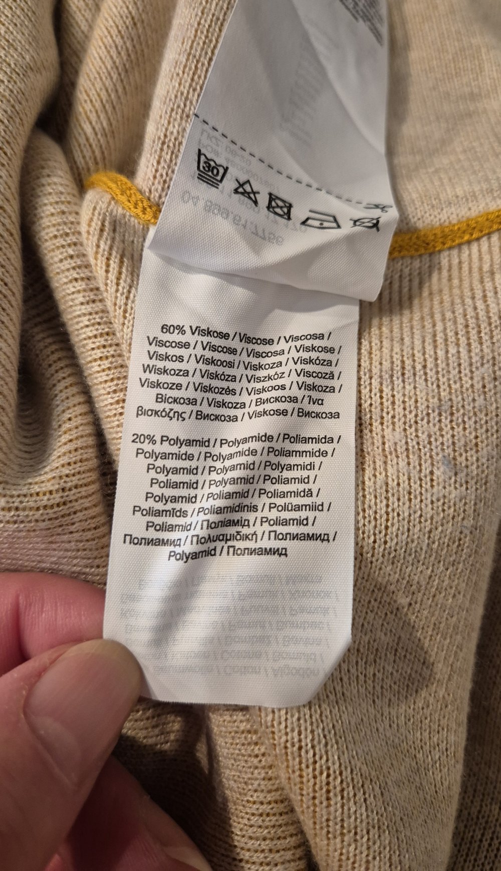 s. Oliver Pullover 3/4 Arm gelb senf Gr 42