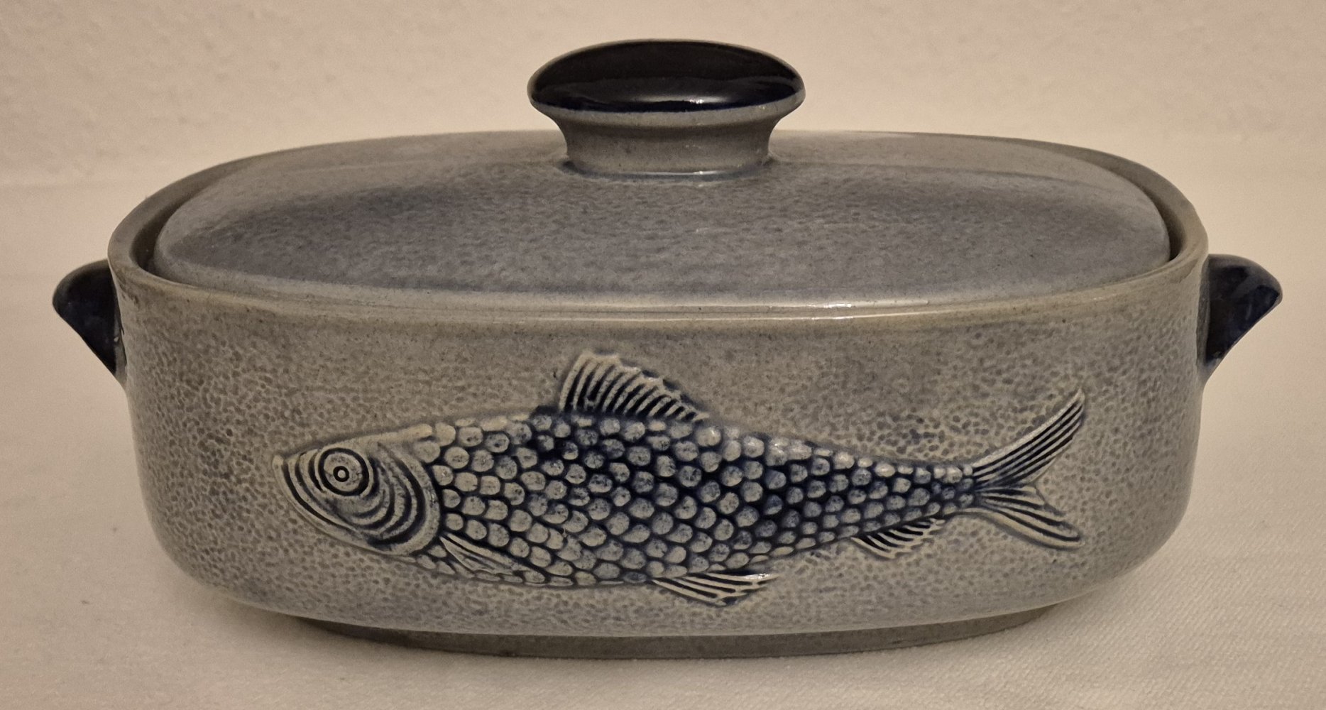 Marzi & Remy Westerwald Steinzeug Fischtopf Fisch Terrine 1,5 l