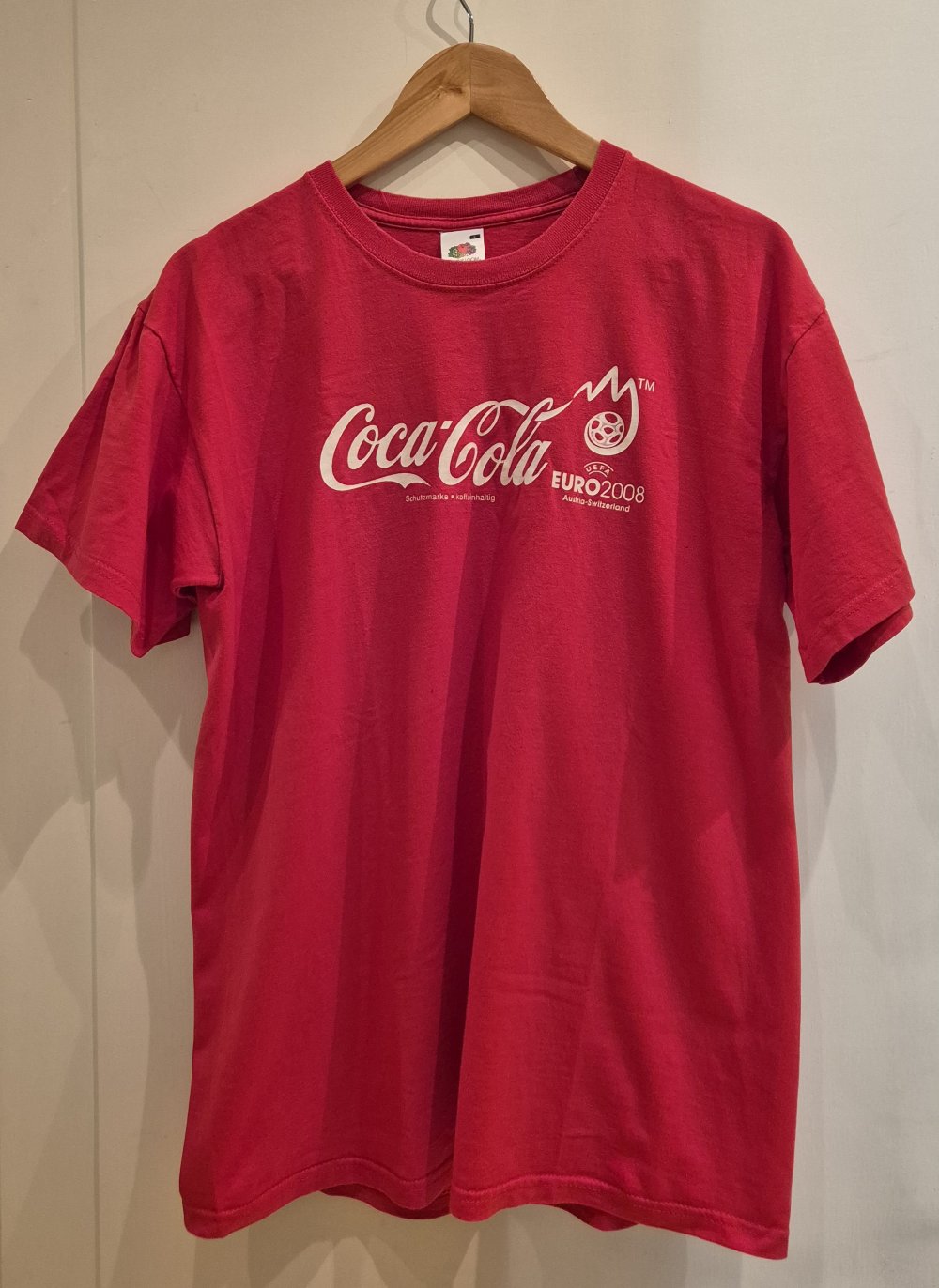 Coca - Cola UEFA Euro 2008 T-Shirt / Gr. L / SELTEN / EM / Europameisterschaft