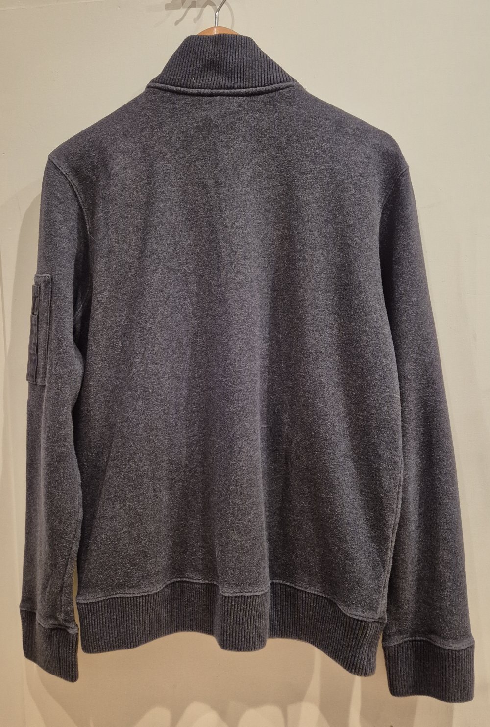 Boss orange Sweatjacke Jascke Bullover blau grau Gr M