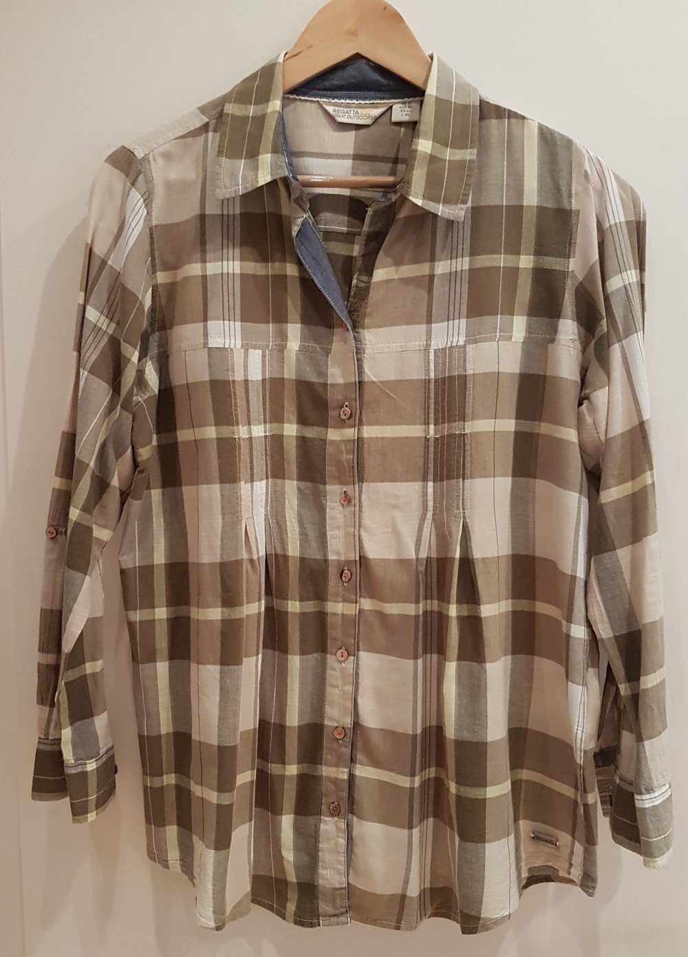 Regatta Outdoor Bluse grün khaki Gr 42