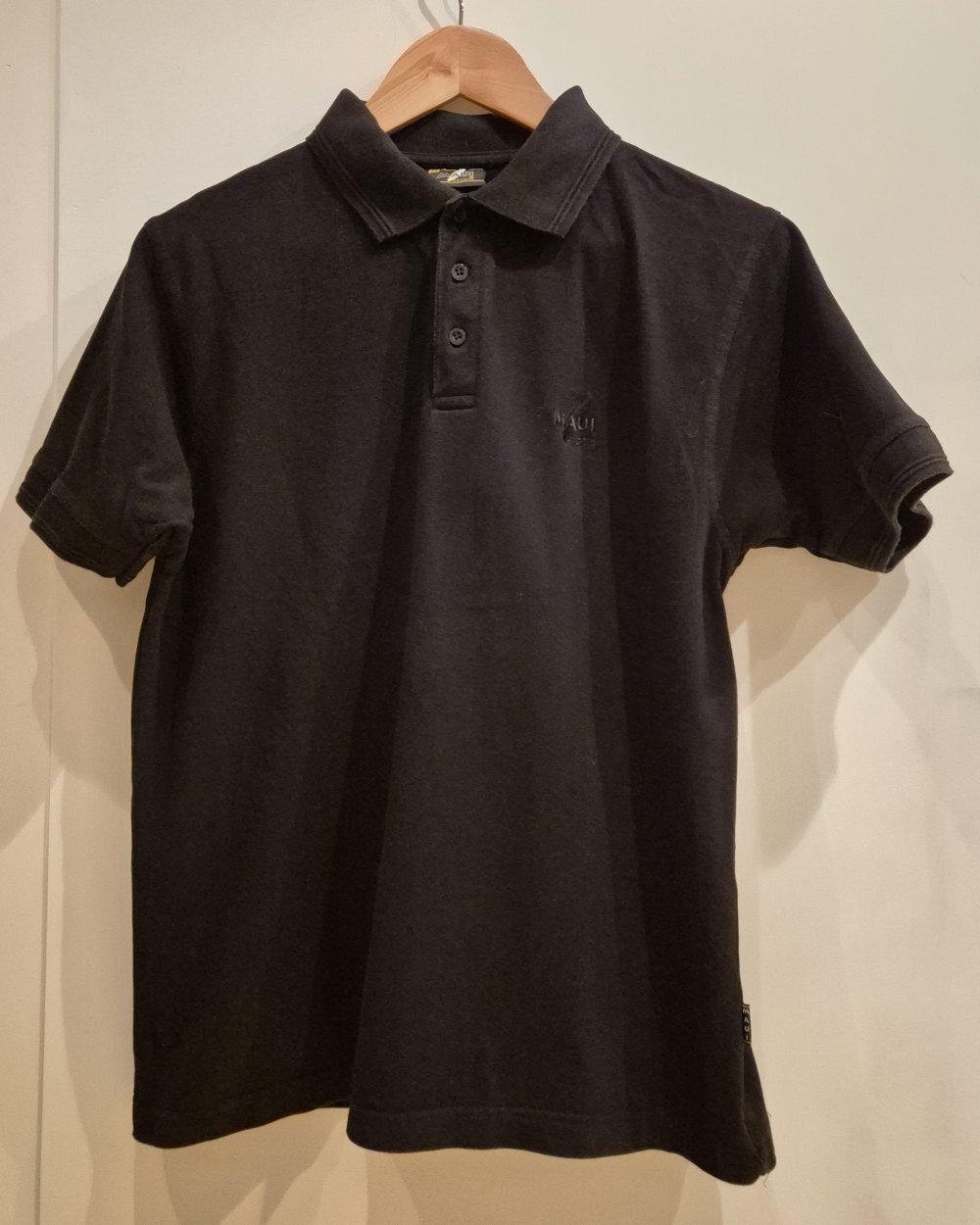 Maui Poloshirt Shirt Polohemd schwarz Gr M