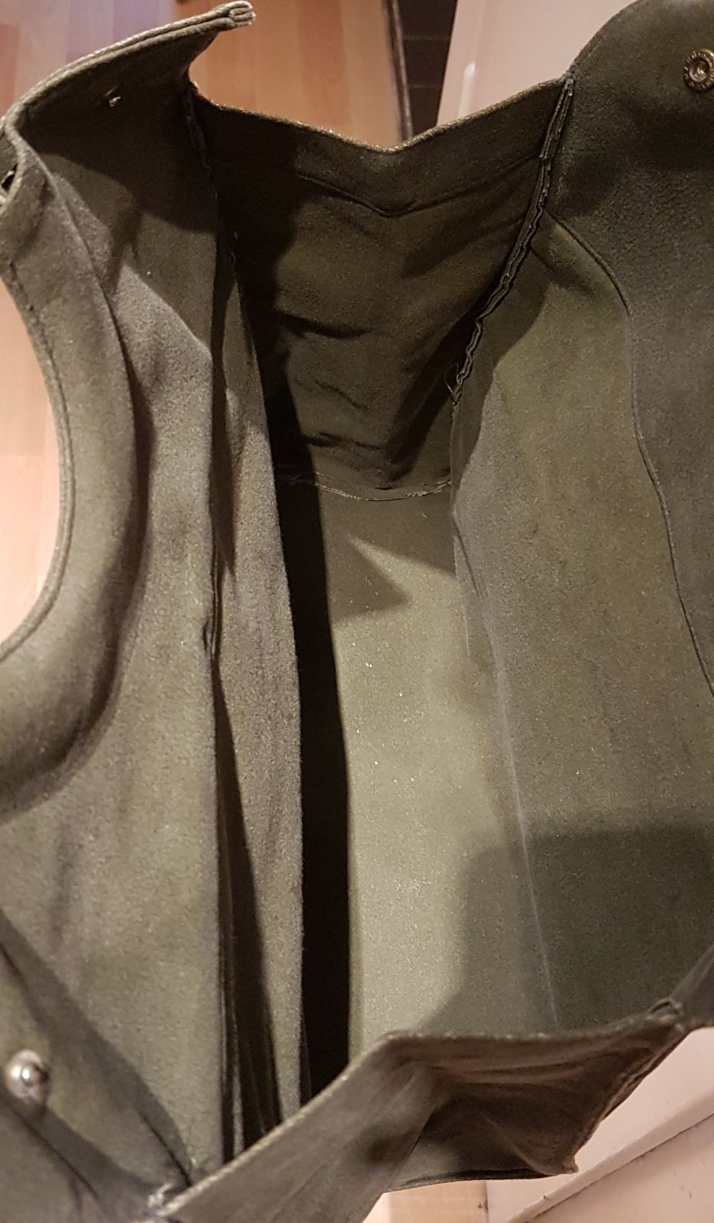 Handtasche grün velour? vintage