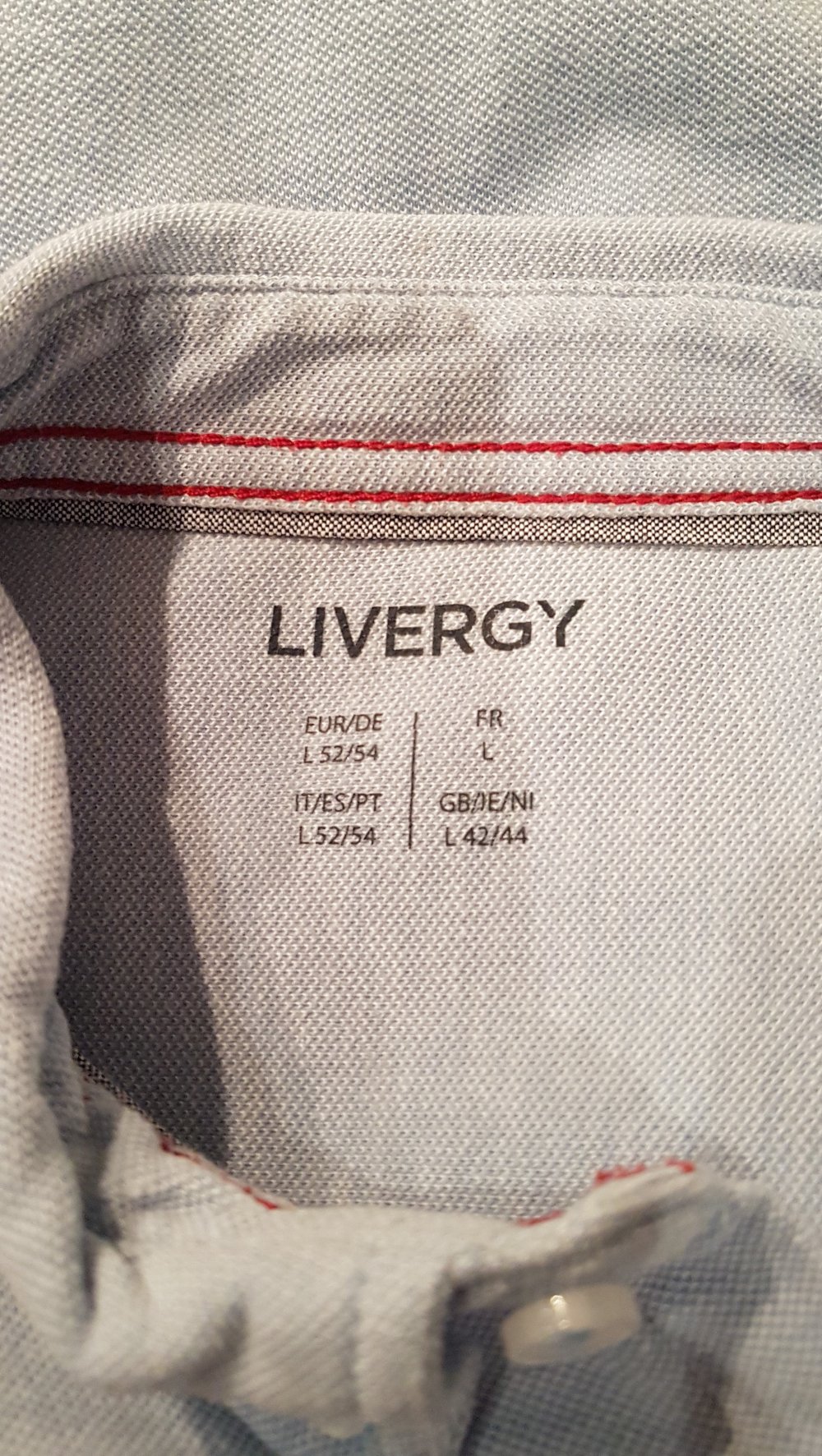 Livergy Hemd blau Gr L 52/54